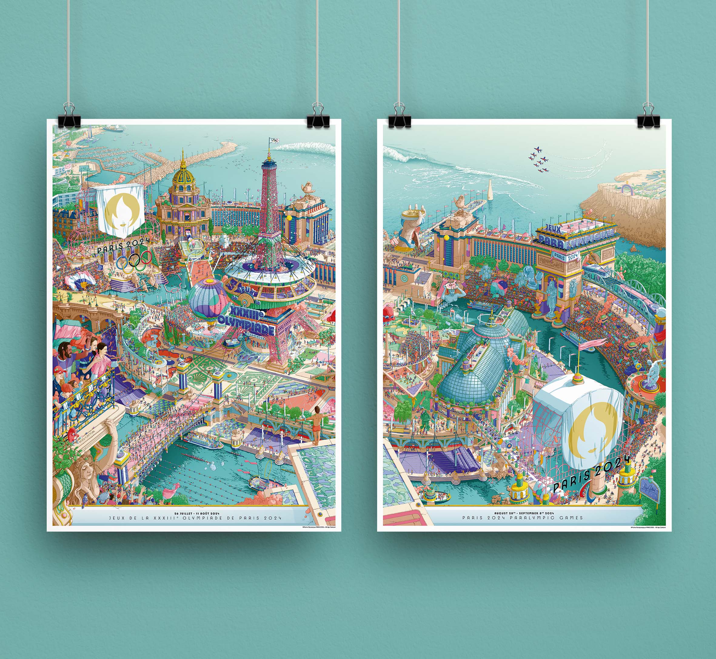Les affiches officielles de Paris 2024