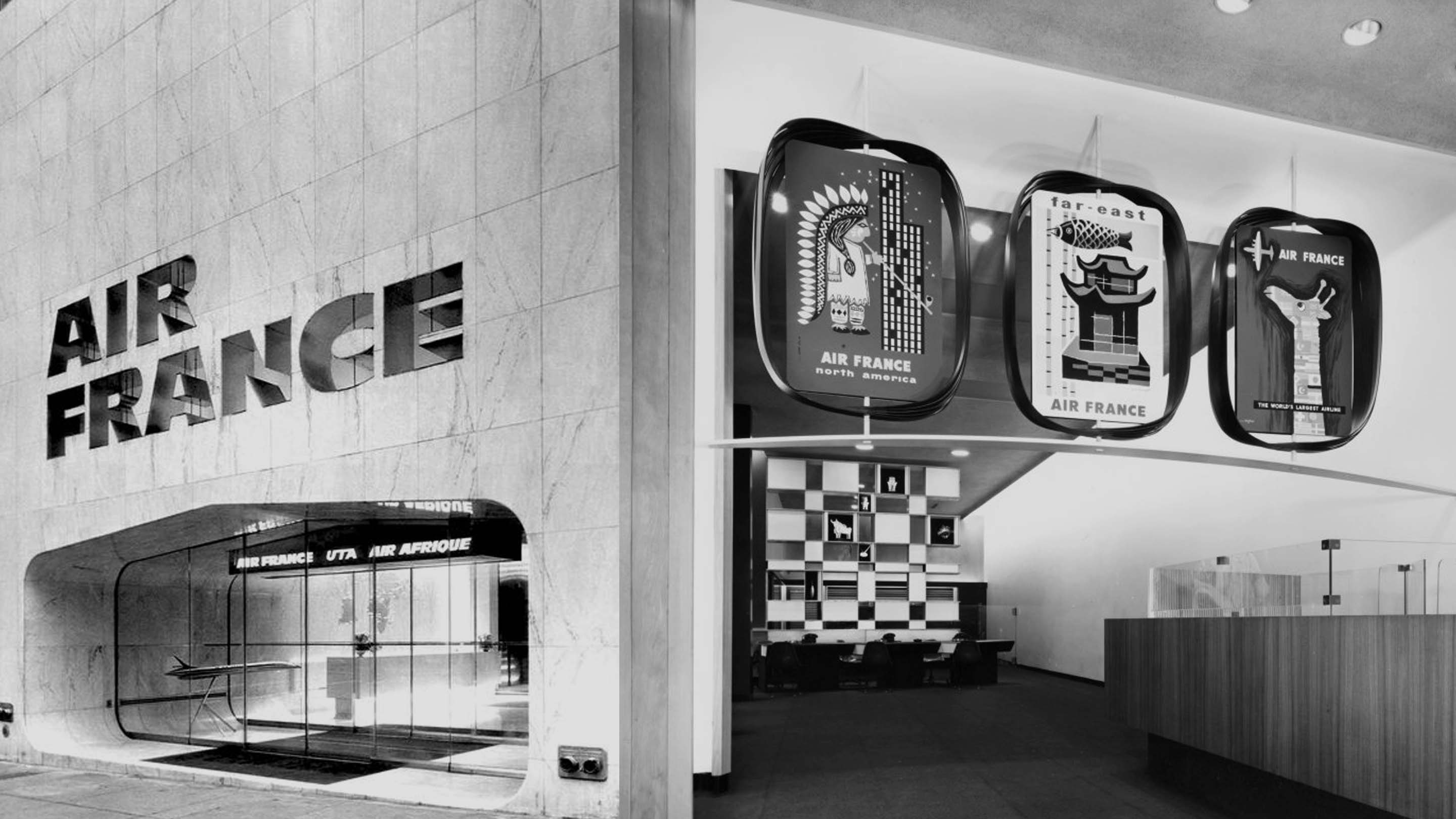 Affiches d'agence Air France
