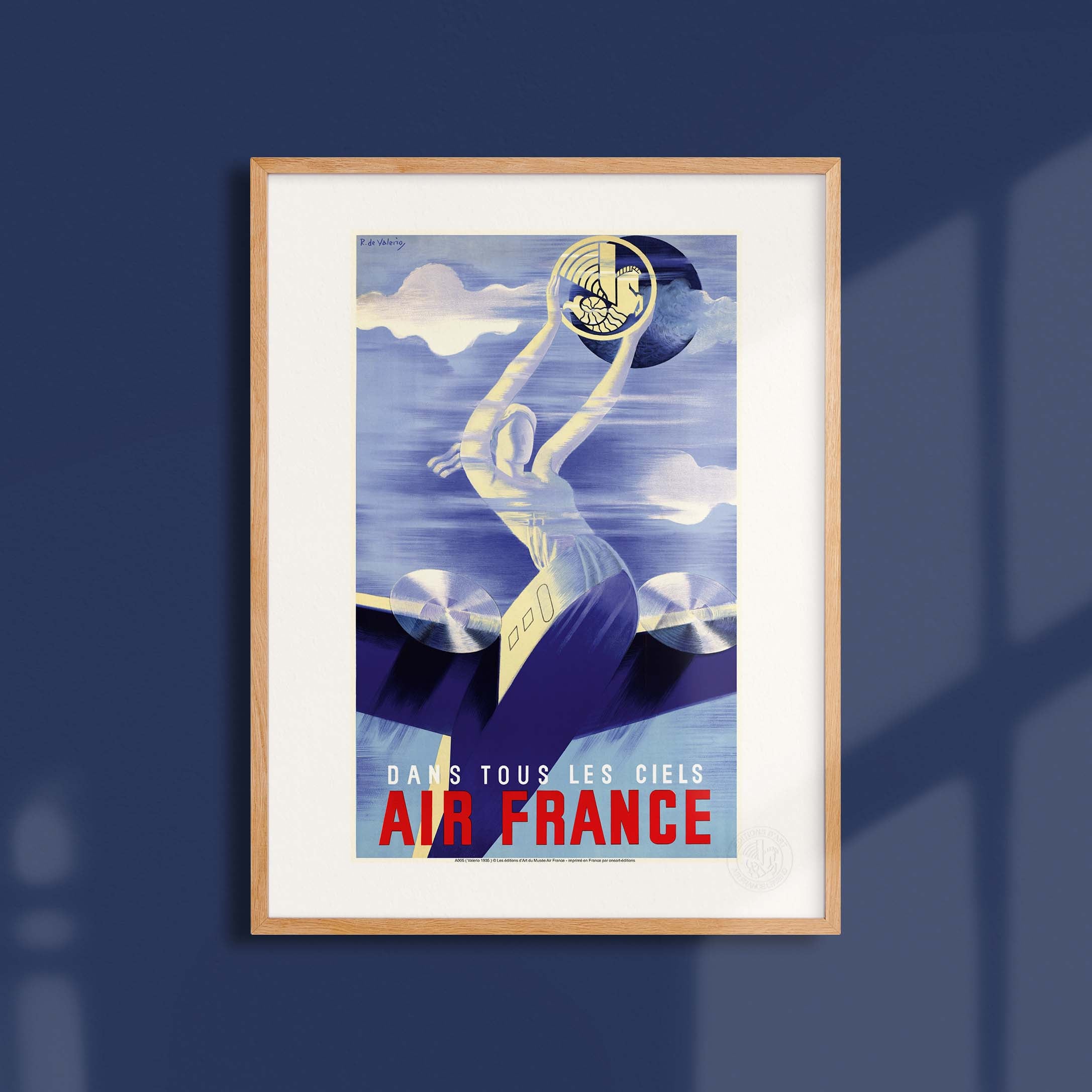 Affiche Air France - Dans tous les ciels