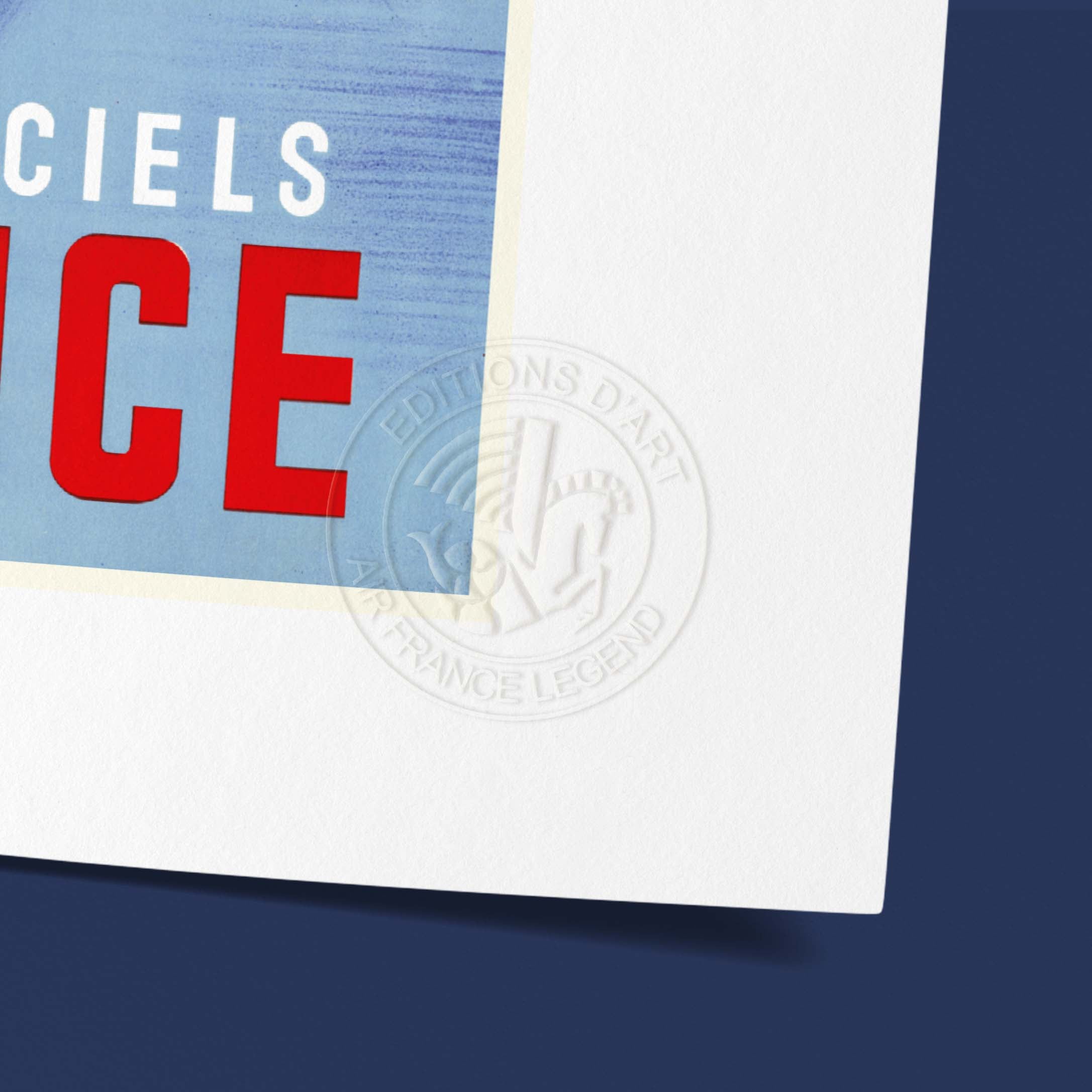 Affiche Air France - Dans tous les ciels