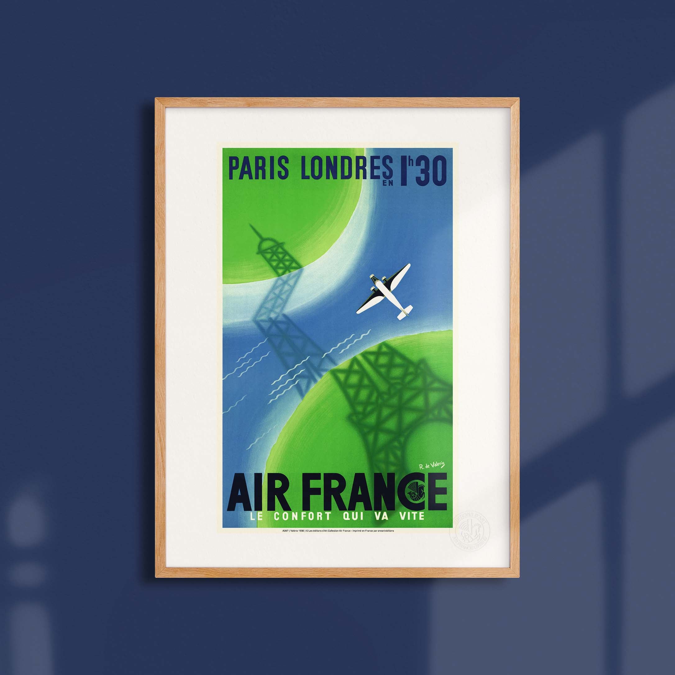 Affiche Air France - Paris Londres