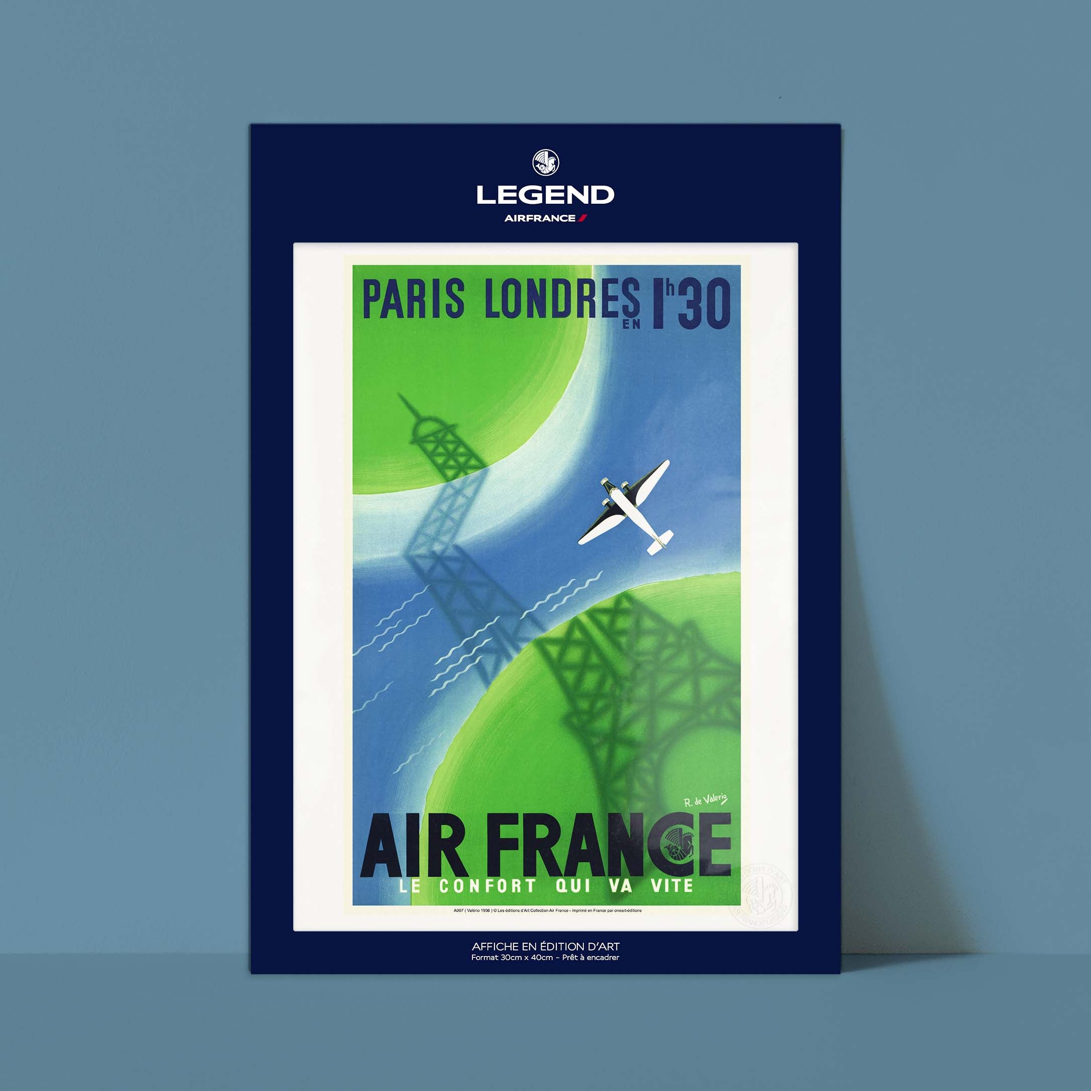 Affiche Air France - Paris Londres
