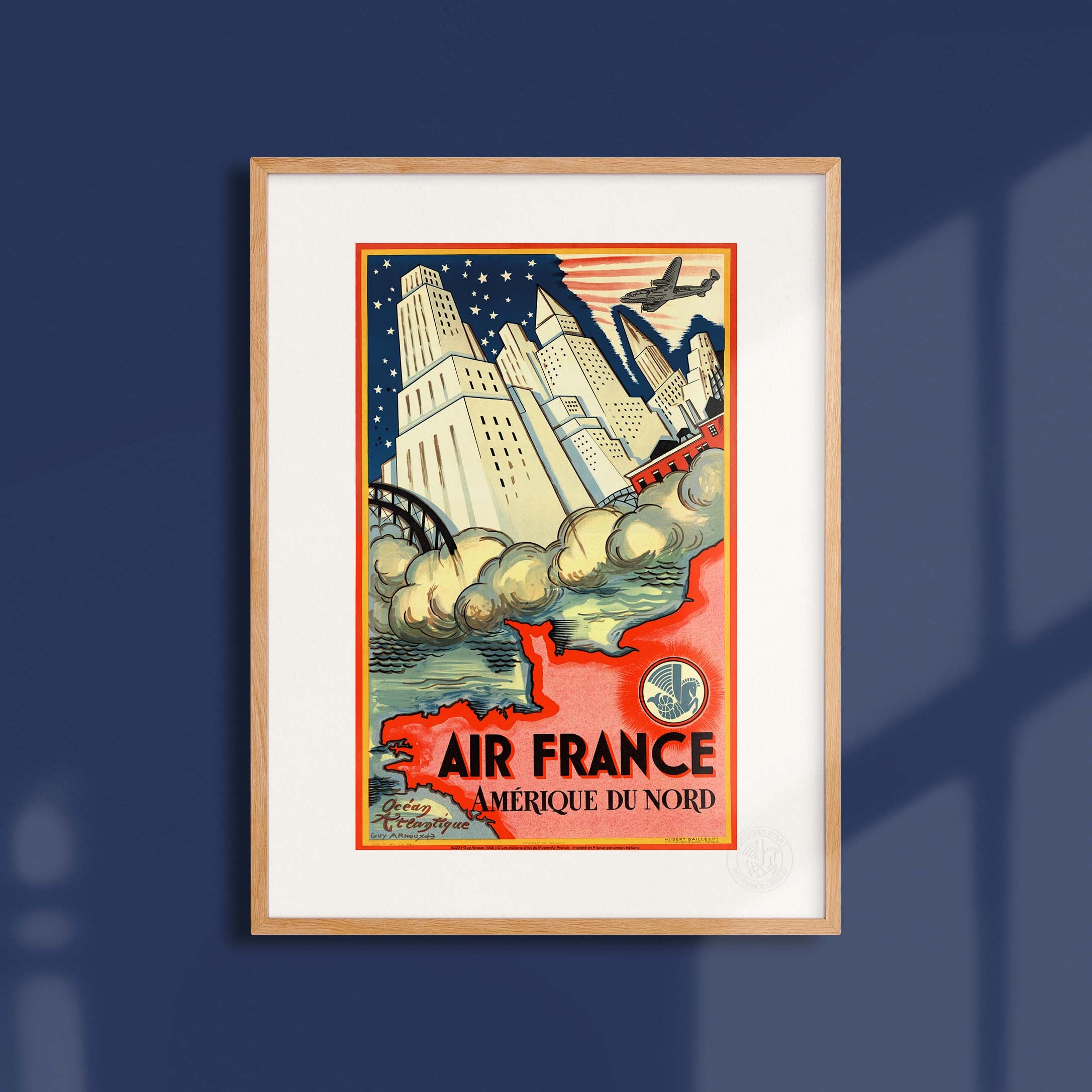 Affiche Air France - Amérique du Nord