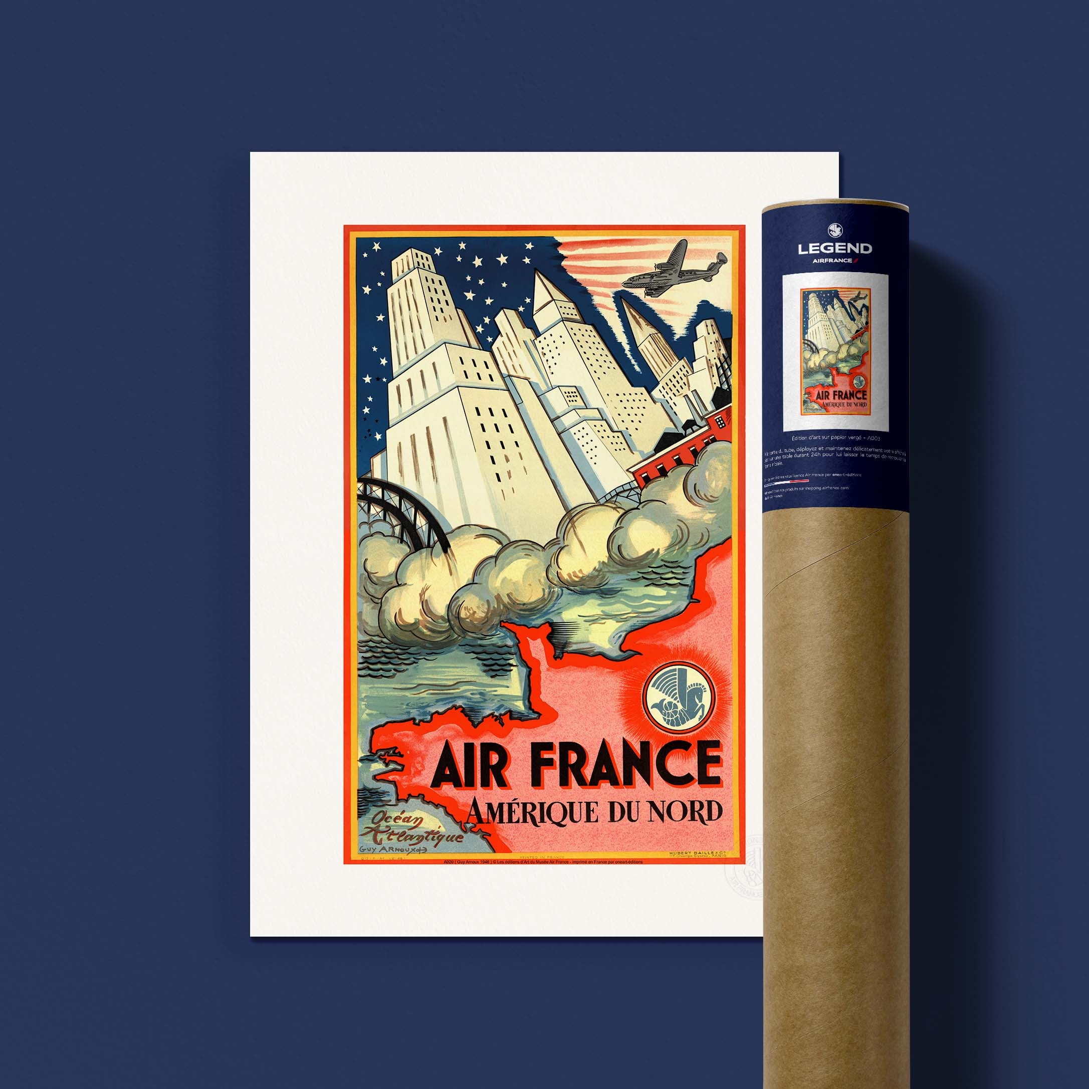 Affiche Air France - Amérique du Nord