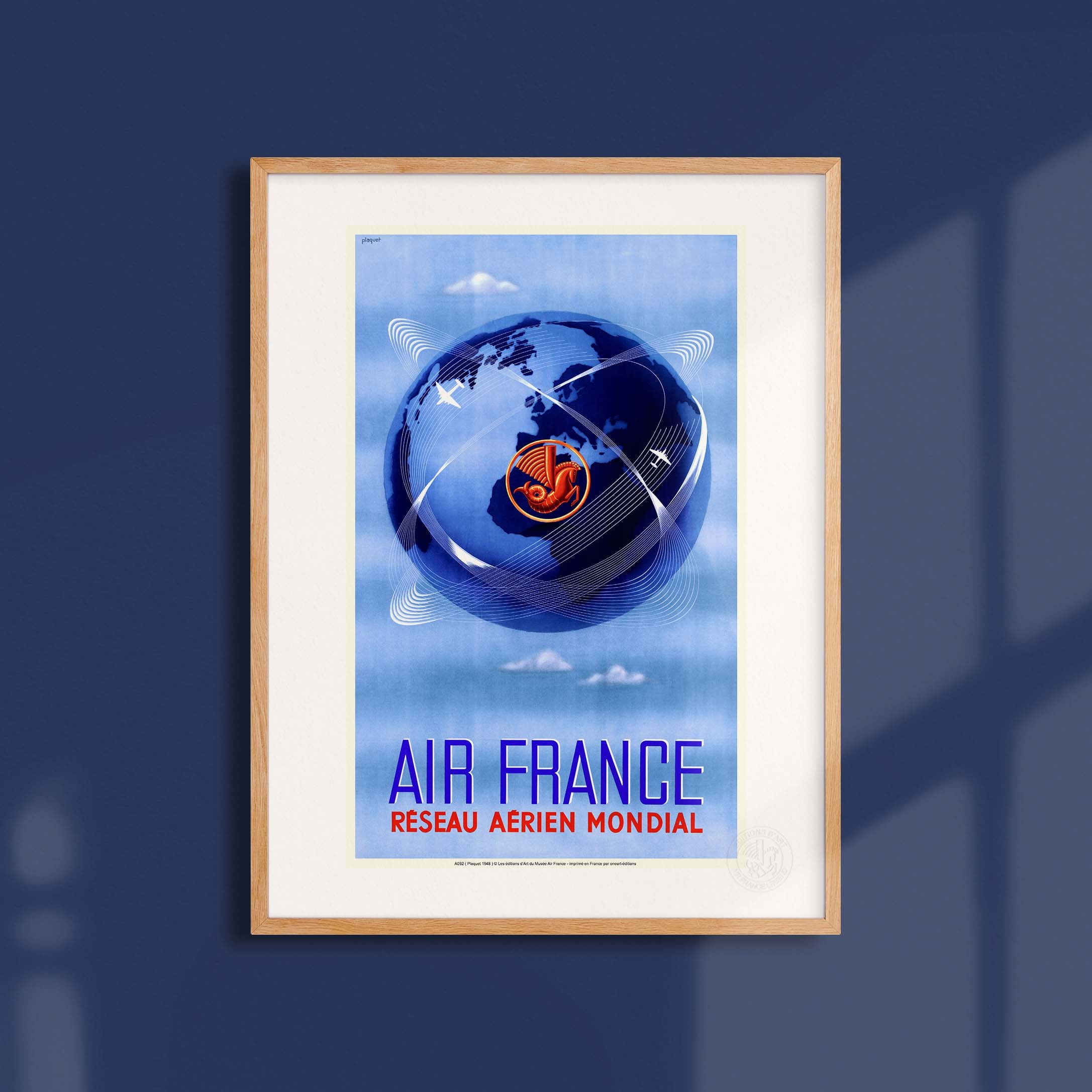 Poster Air France - Worldwide Air Network