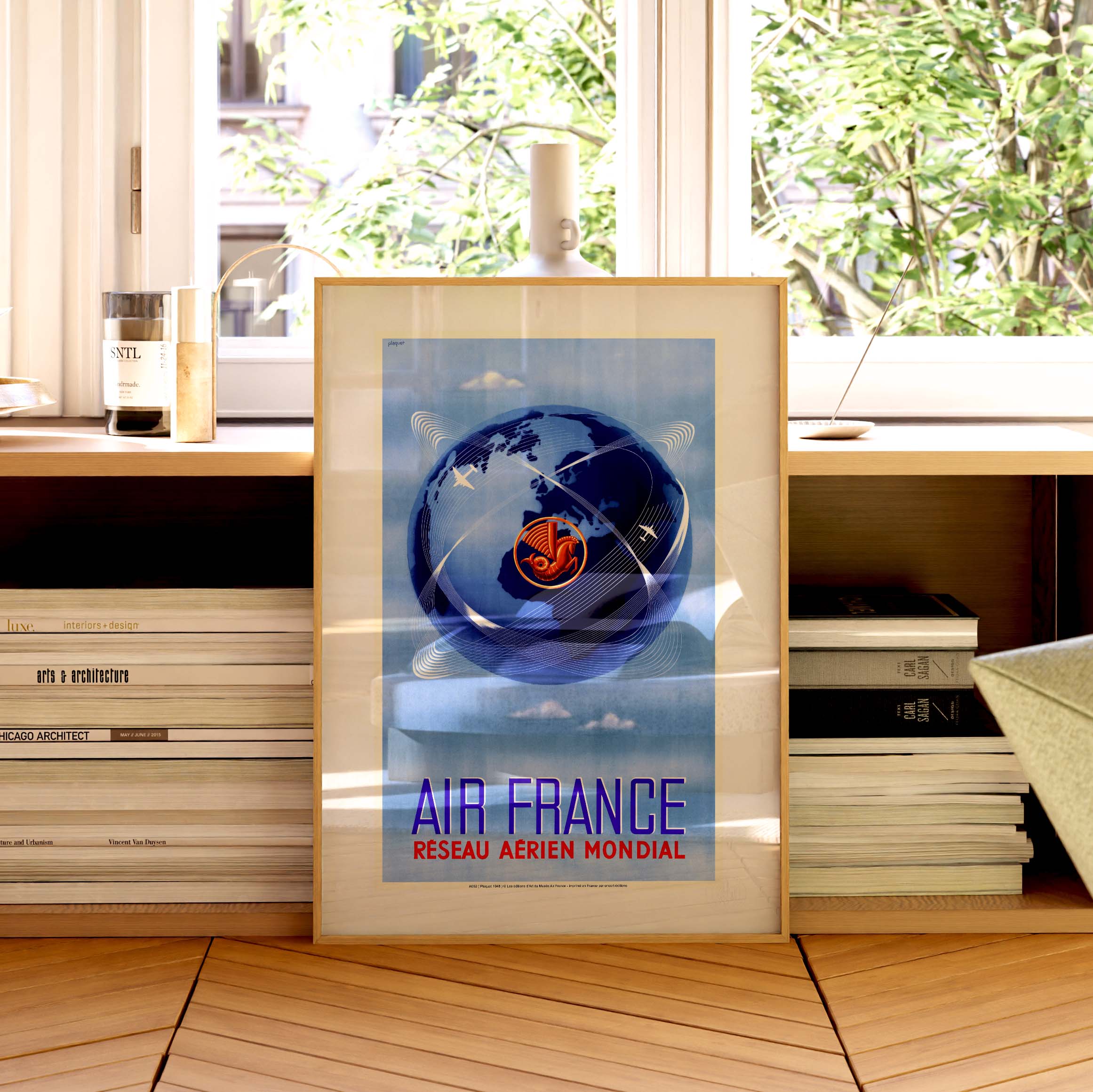 Poster Air France - Worldwide Air Network