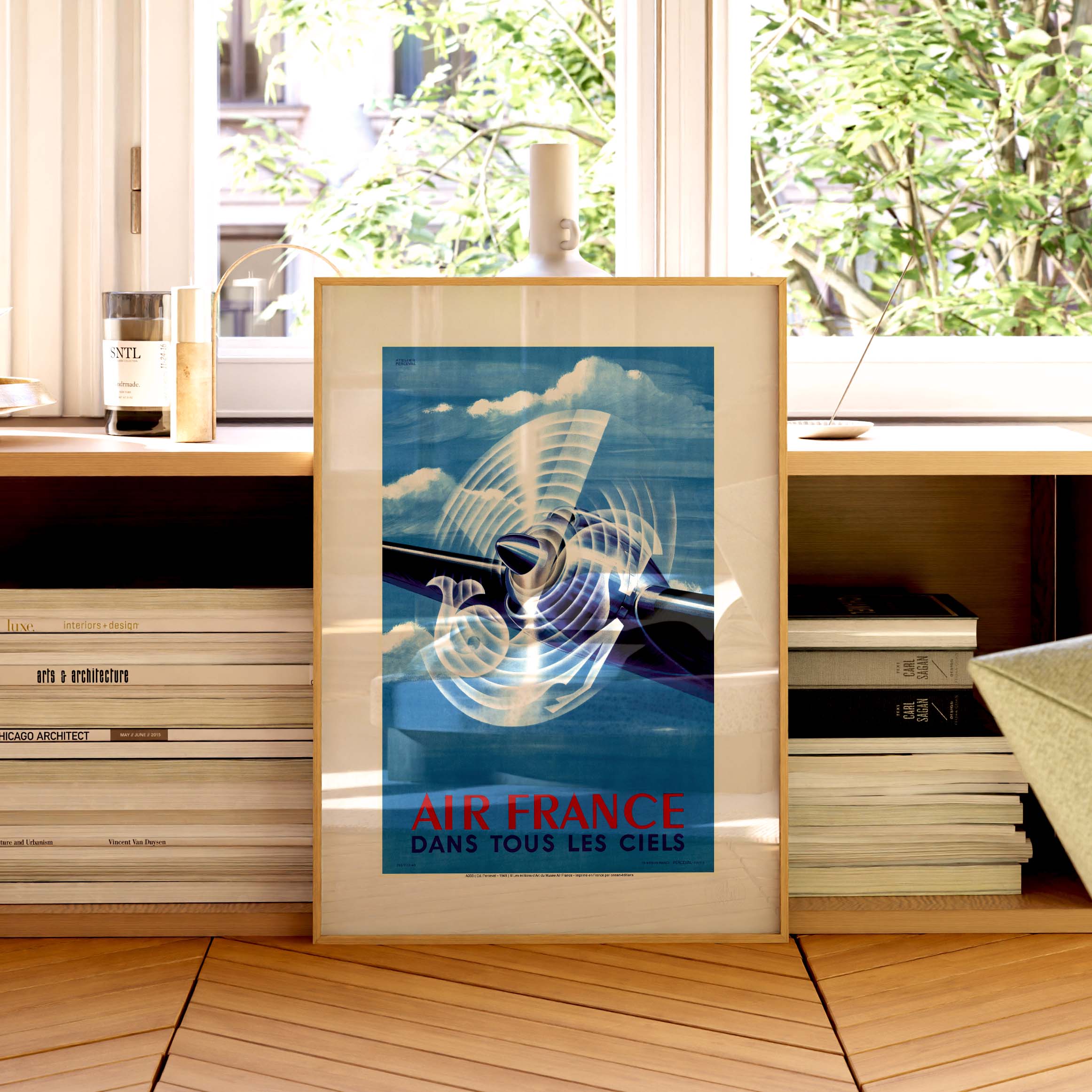 Affiche Air France - Dans tous les ciels Hélice