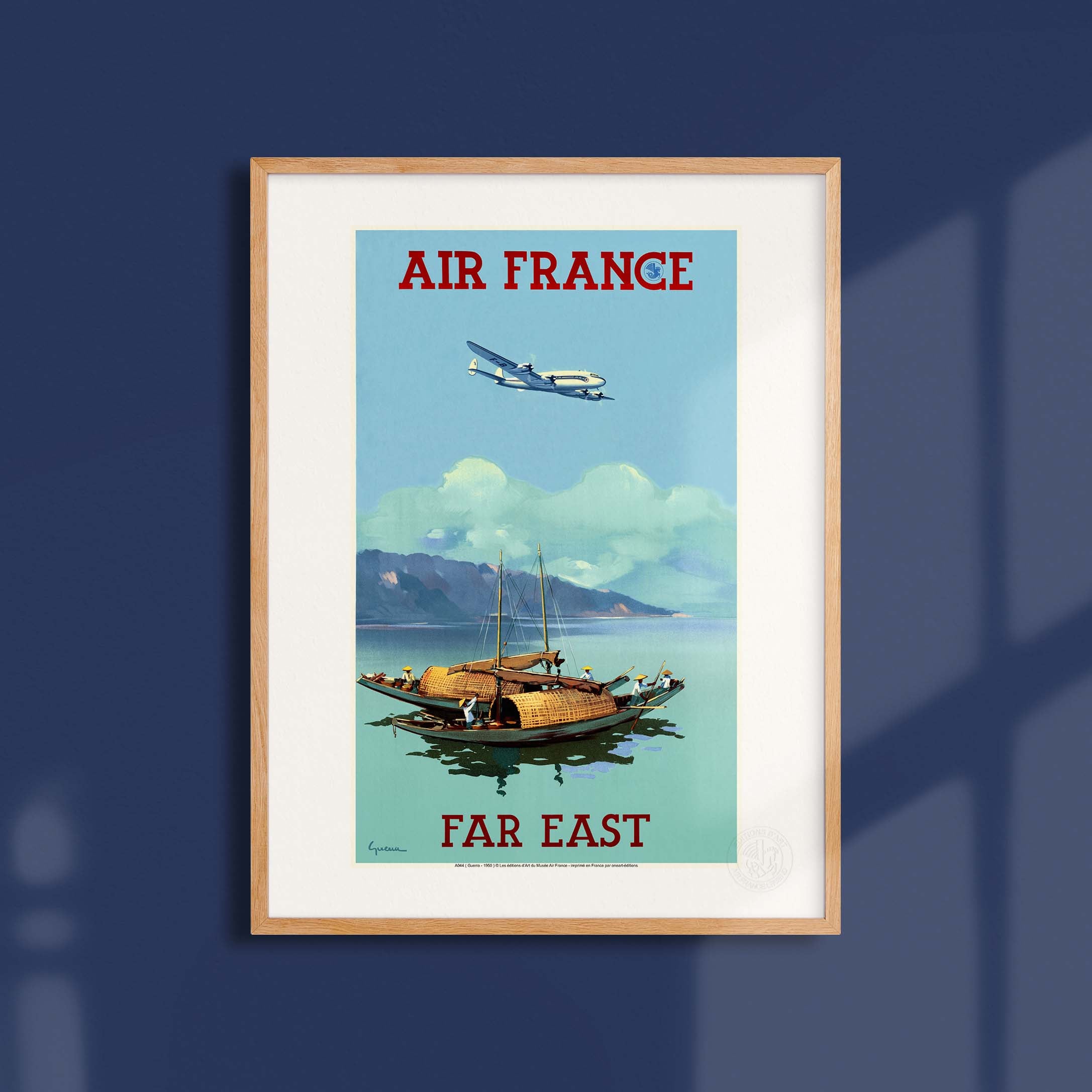 Locandina Air France - Estremo Oriente