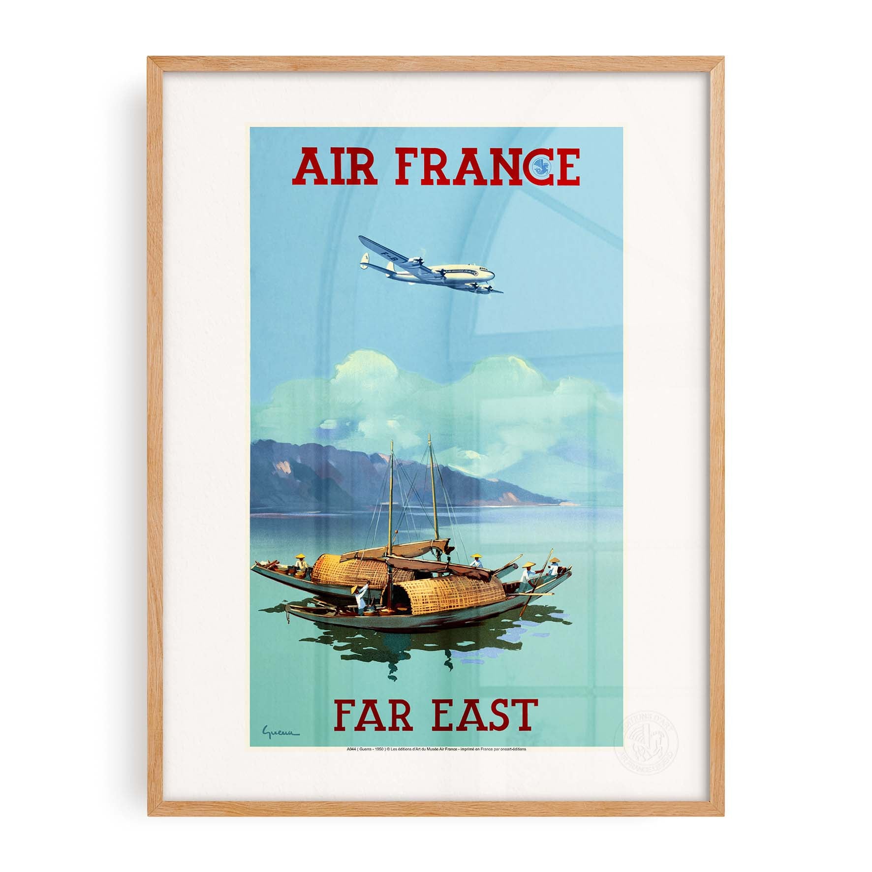 Locandina Air France - Estremo Oriente