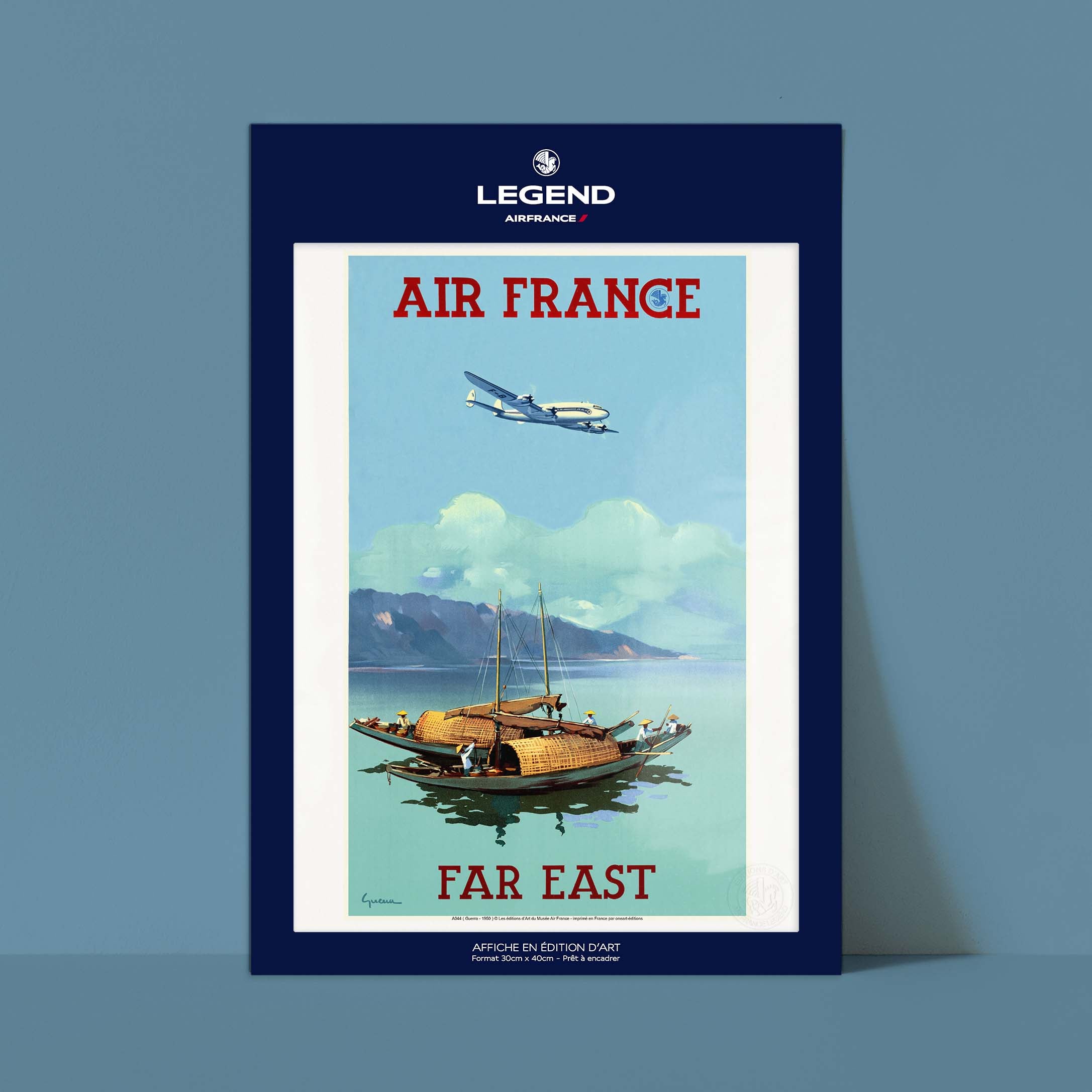 Locandina Air France - Estremo Oriente