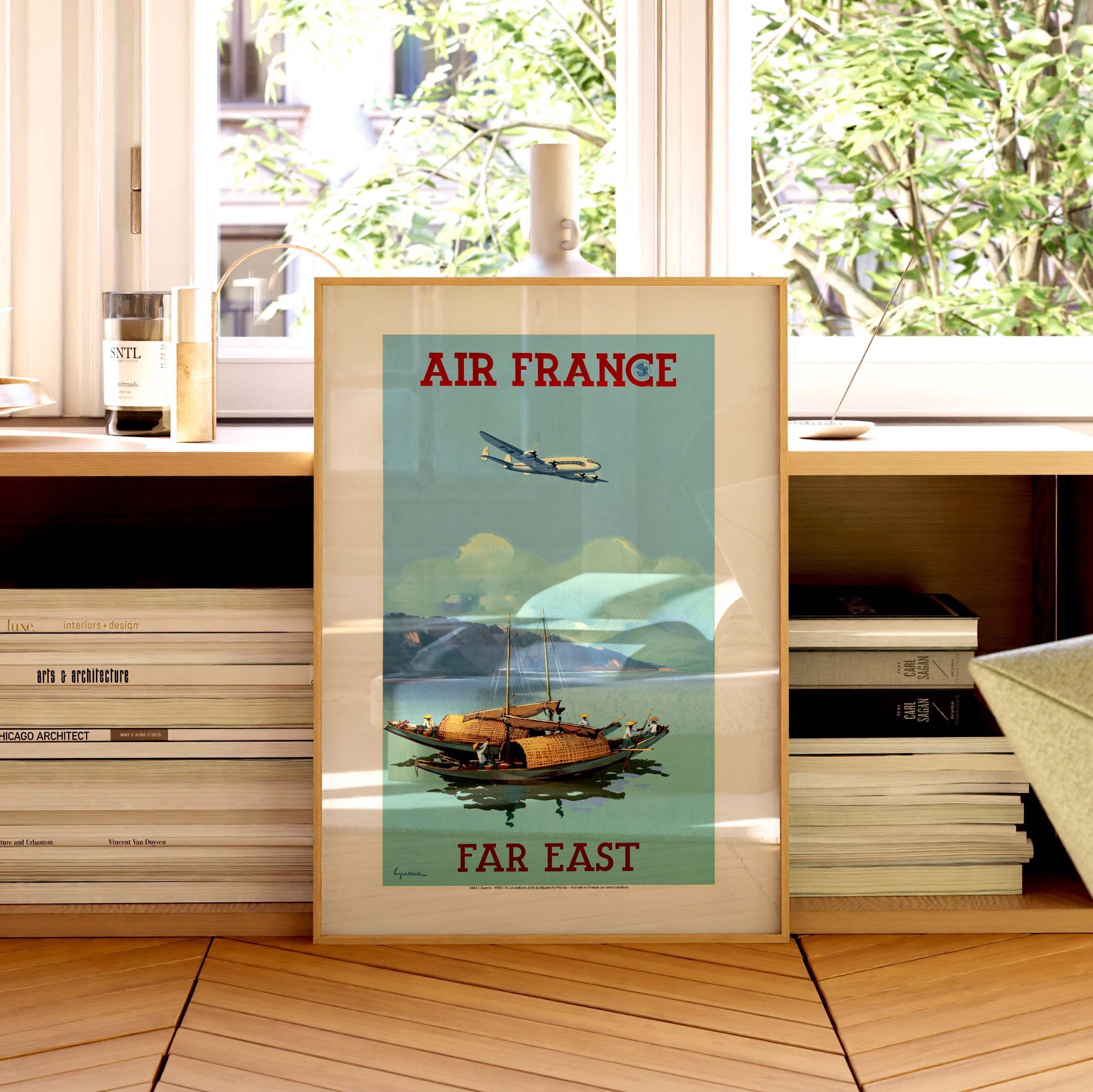 Locandina Air France - Estremo Oriente