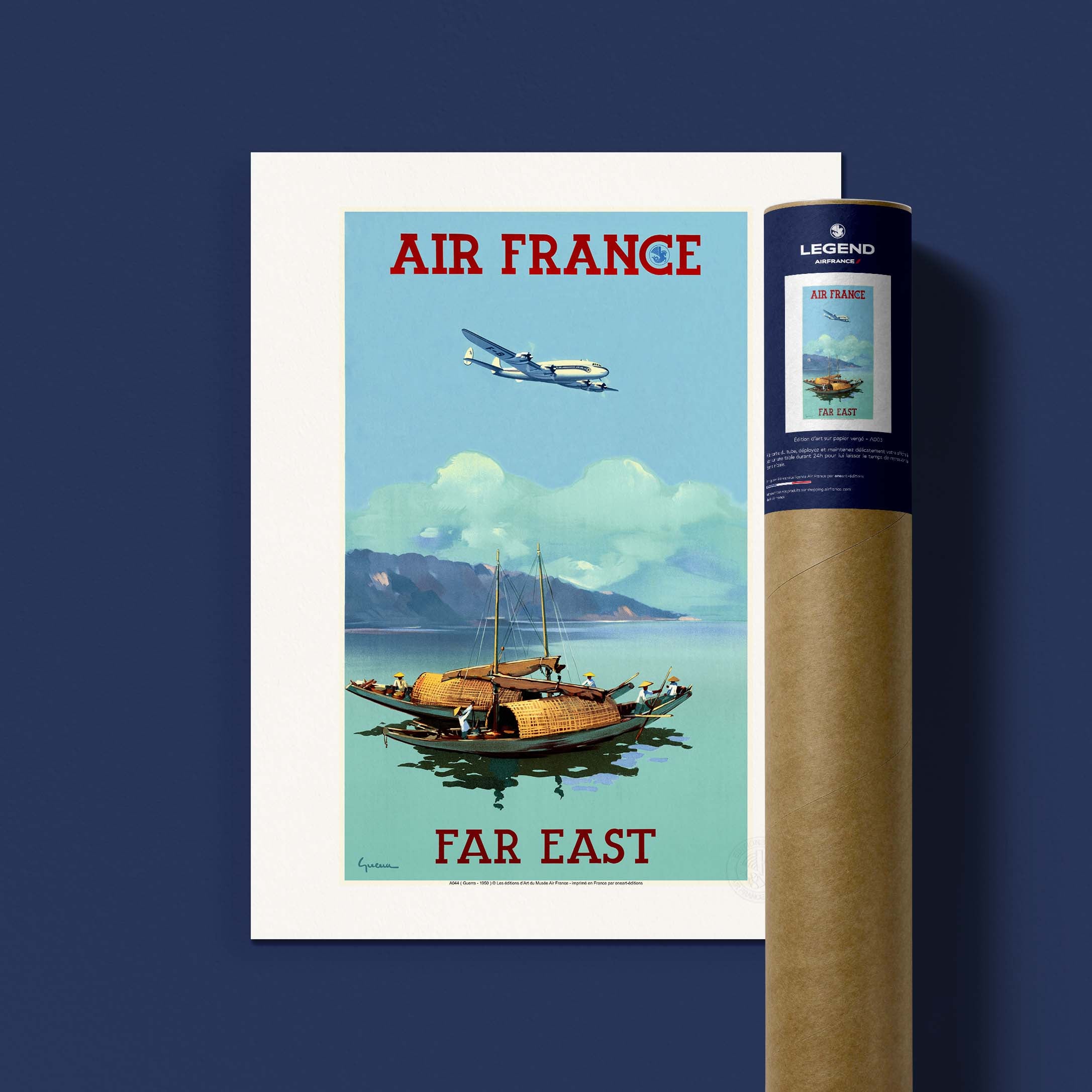 Locandina Air France - Estremo Oriente