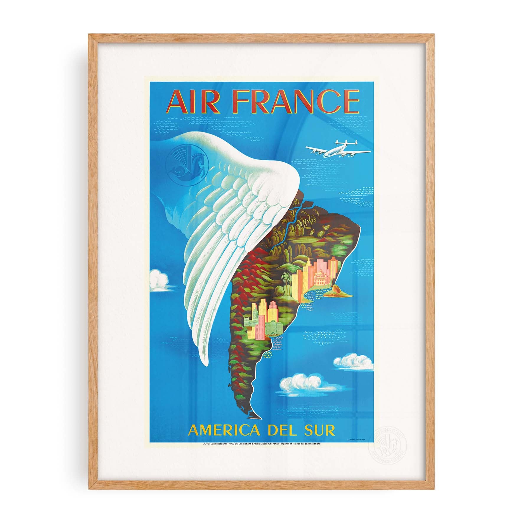 Affiche Air France - America del sur