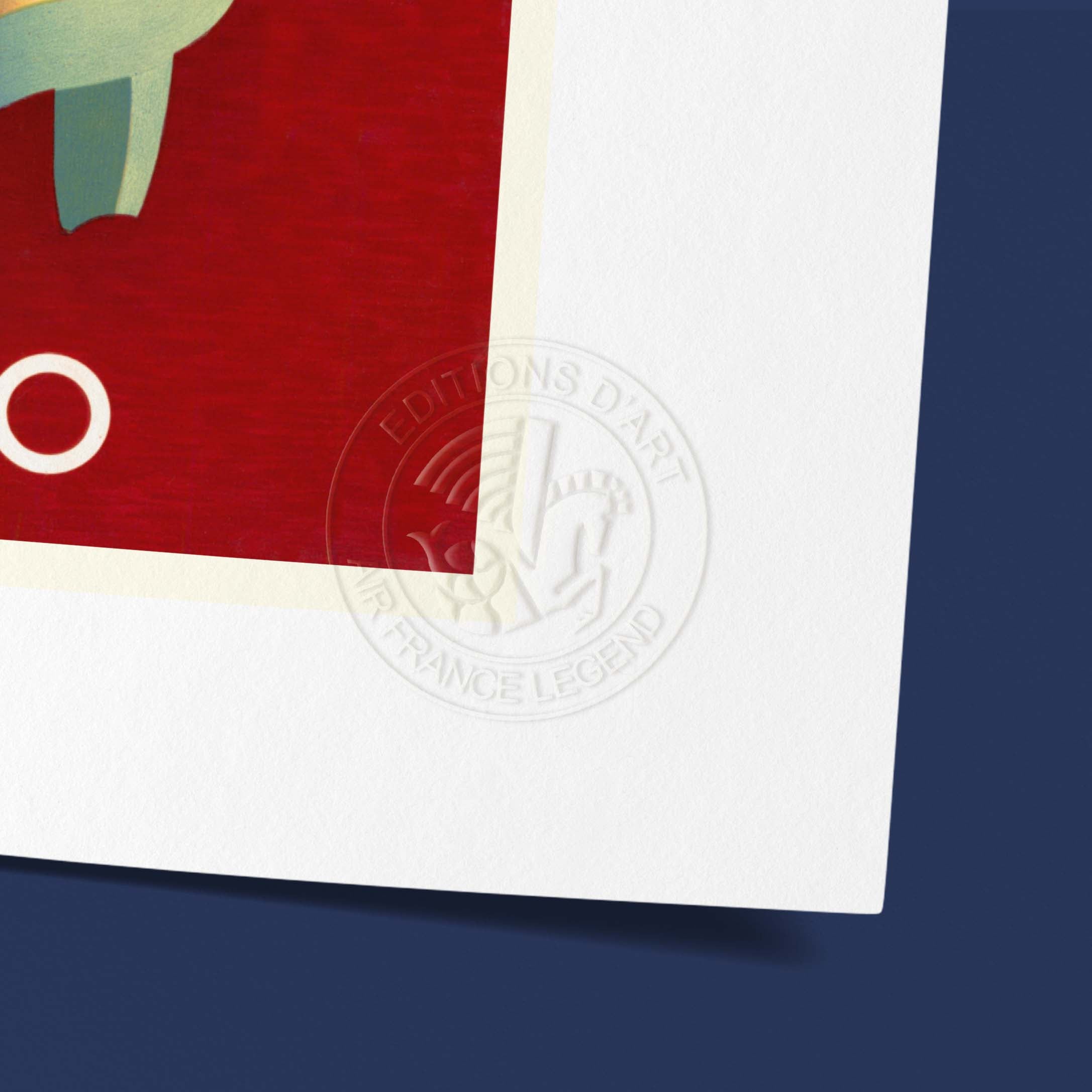 Affiche "Les Imparfaits" Air France - Paris - Tokio