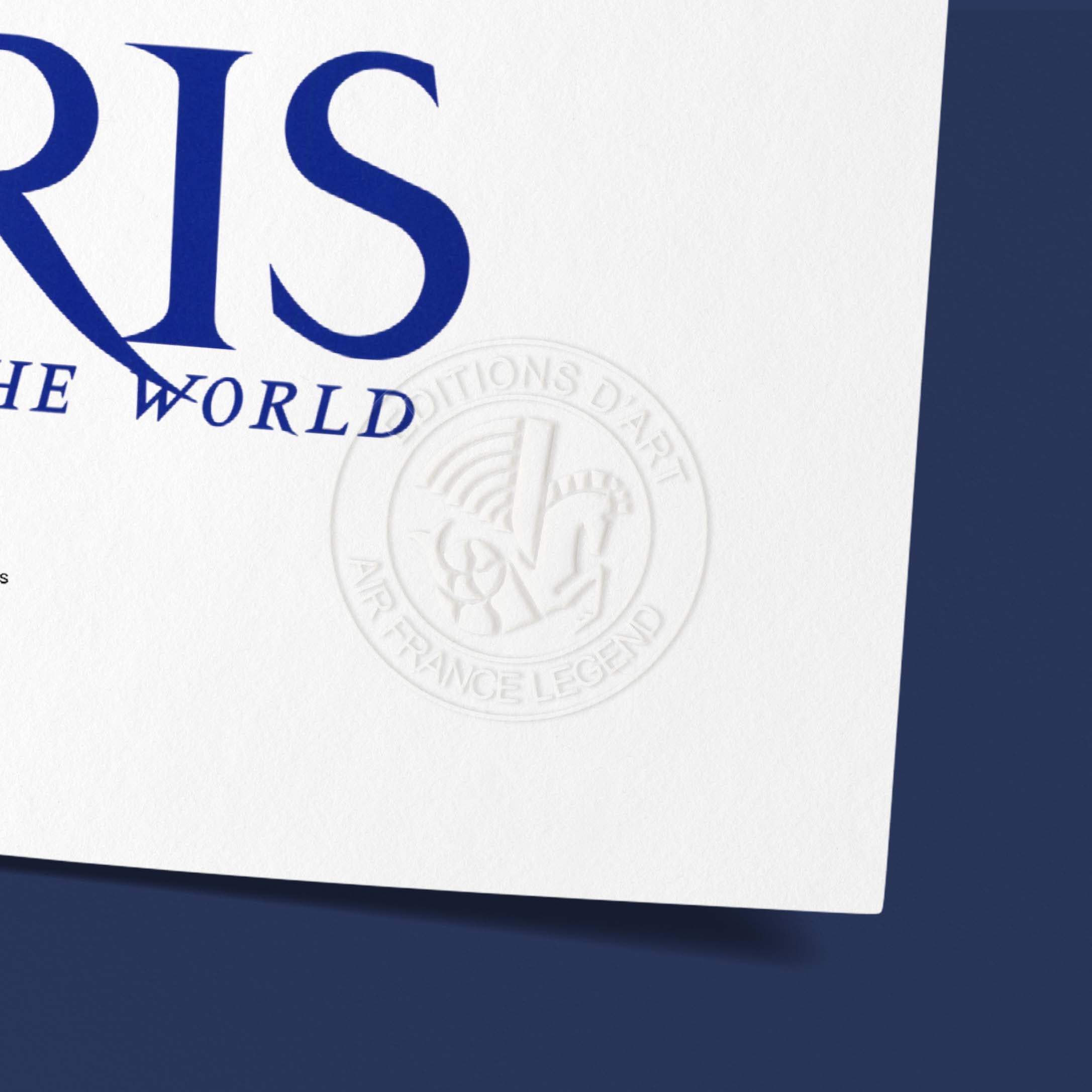 Affiche "Les Imparfaits" Air France - Paris, Gateway to the world