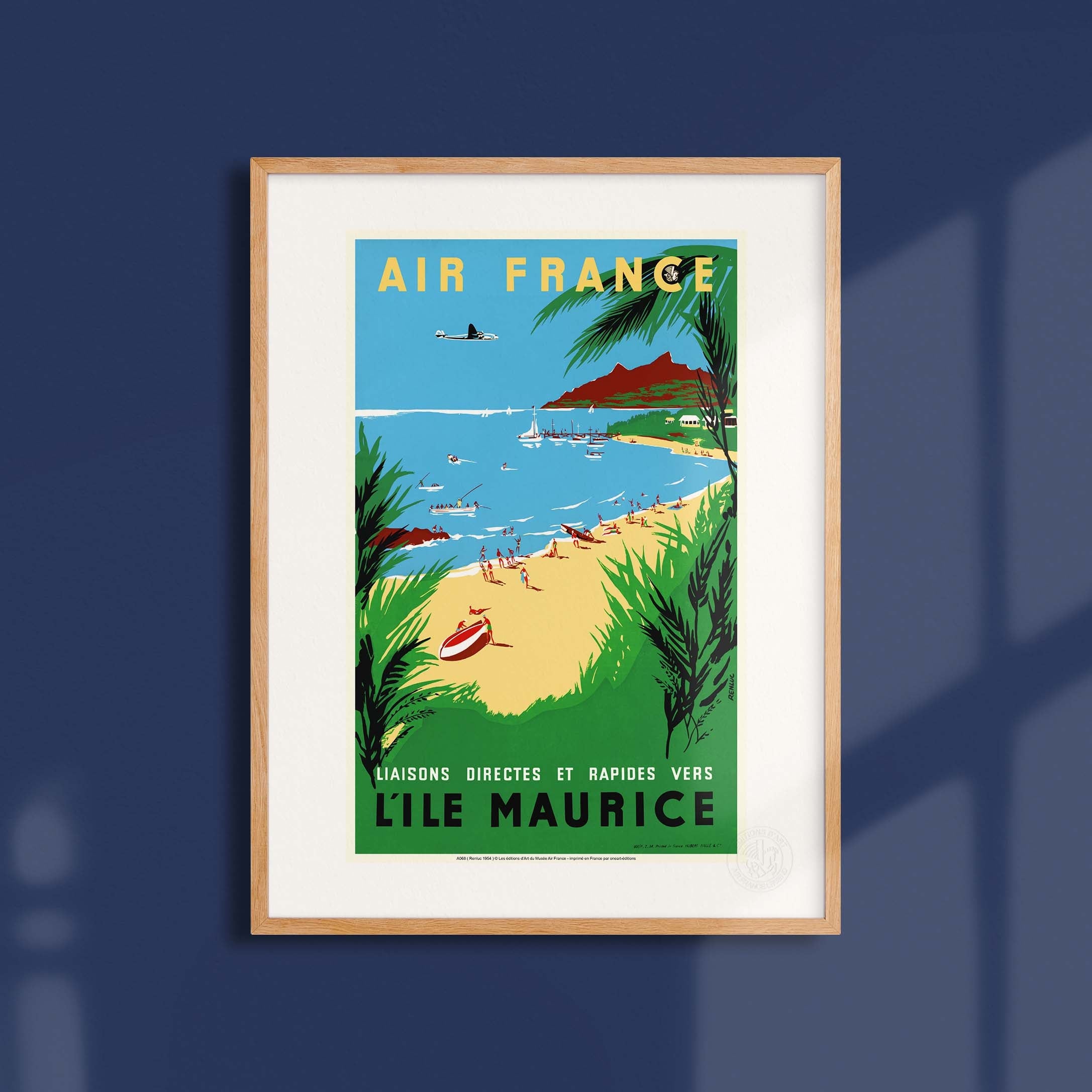 Affiche "Les Imparfaits" Air France - L'île Maurice
