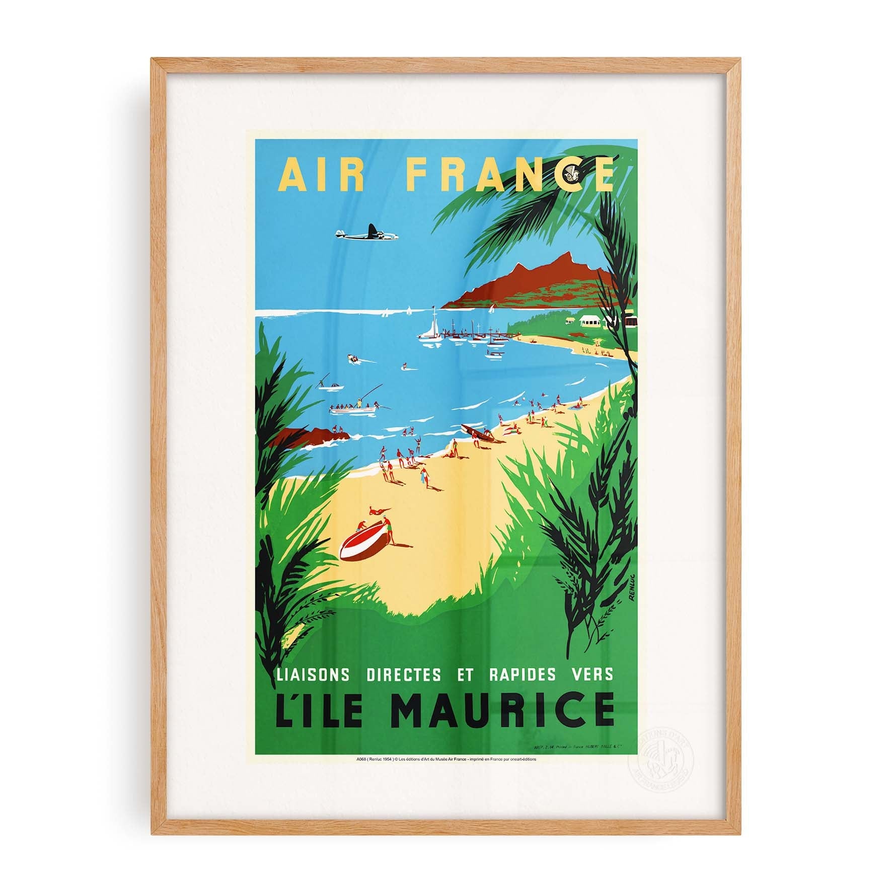 Affiche "Les Imparfaits" Air France - L'île Maurice