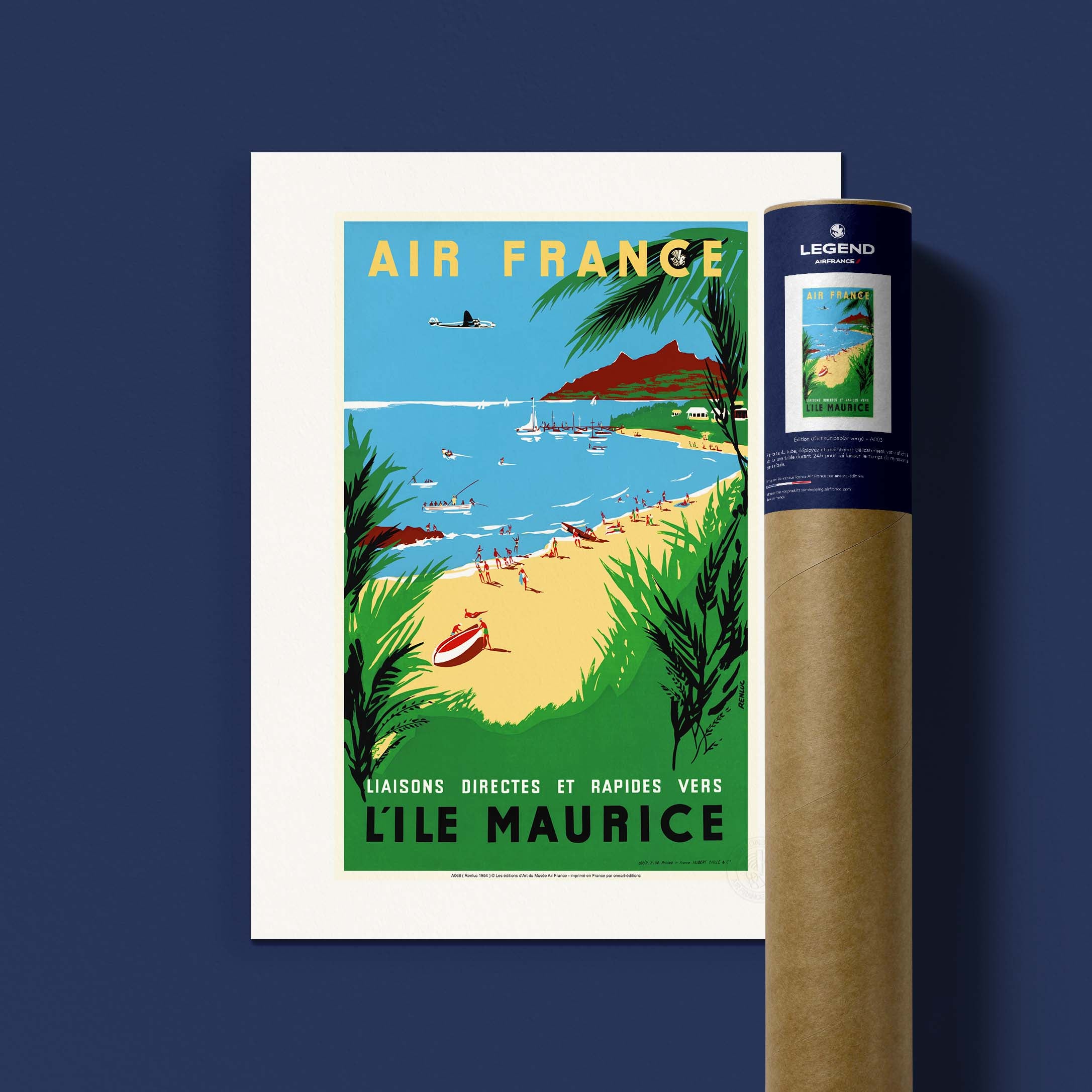 Affiche Air France - L'île Maurice
