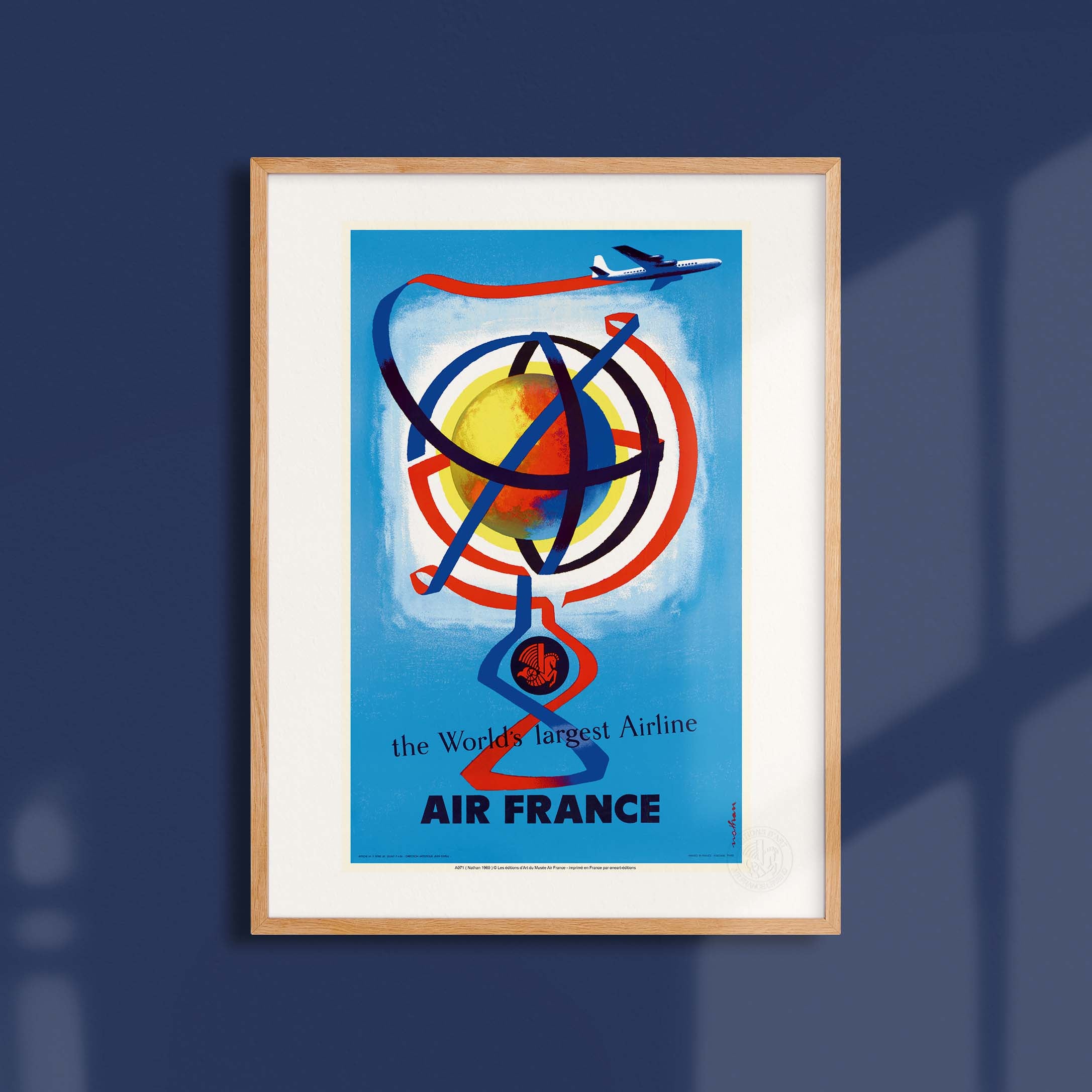Poster Air France - The World largest Airline