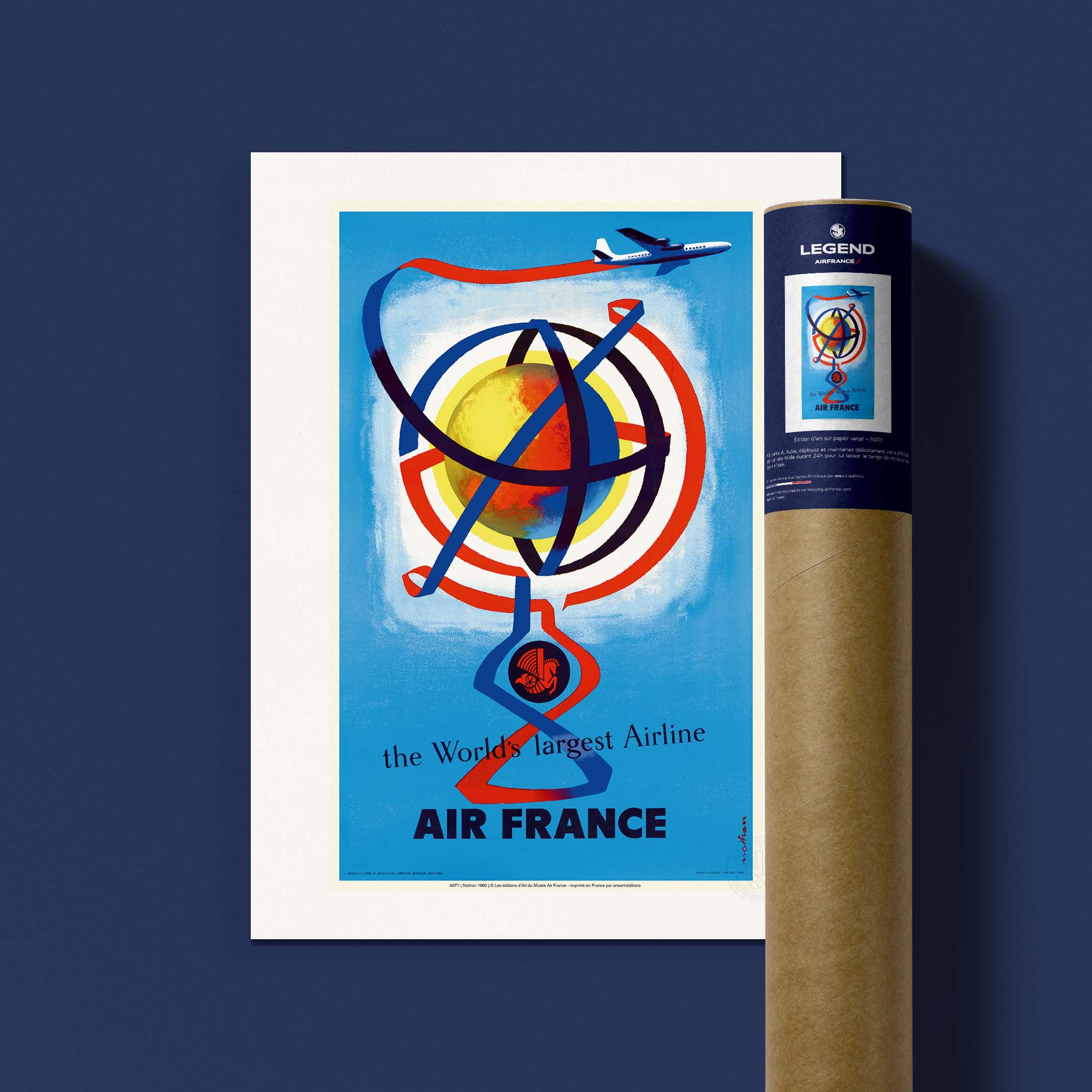 Poster Air France - The World largest Airline