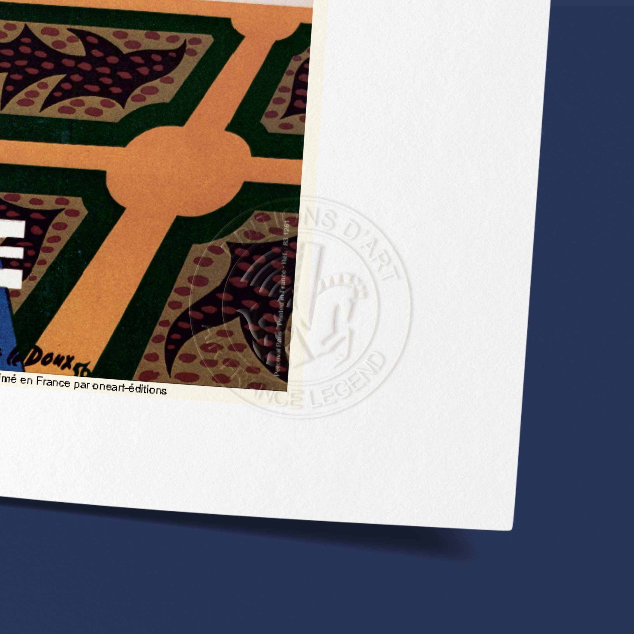 Affiche "Les Imparfaits" Air France - France, girouette et chateau