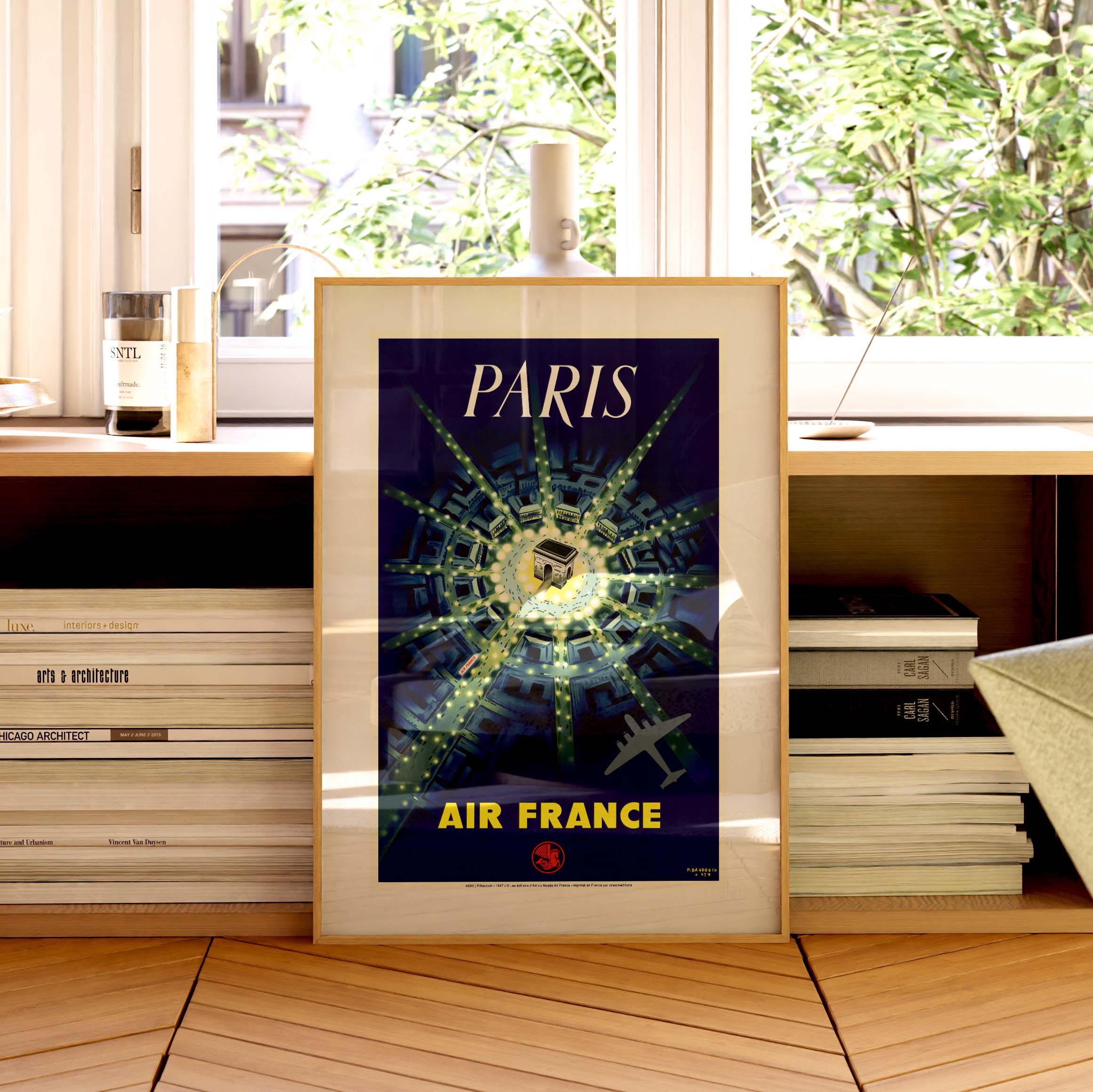 Locandina Air France - Parigi (Arco di Trionfo)