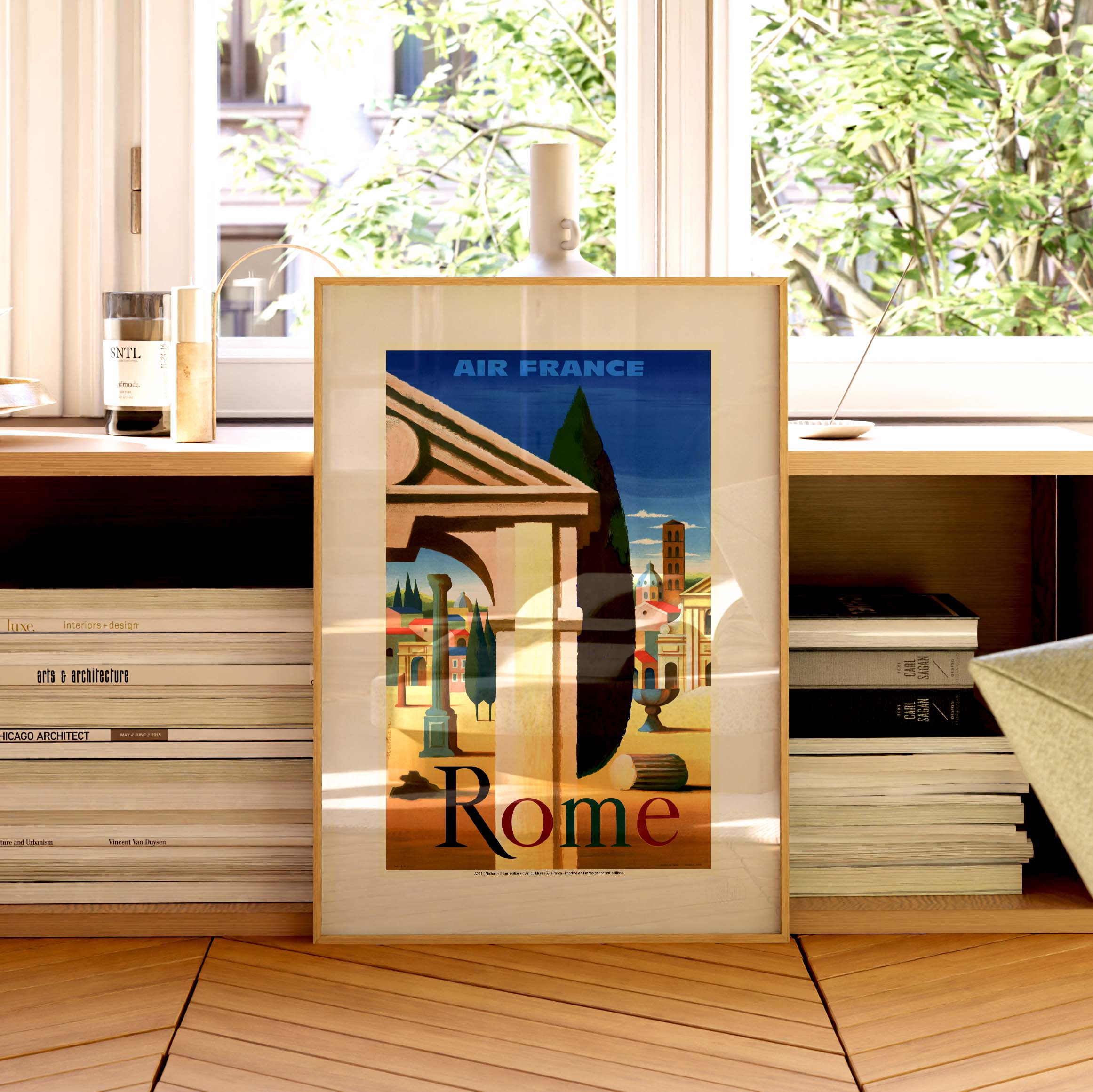 Affiche "Les Imparfaits" Air France - Rome