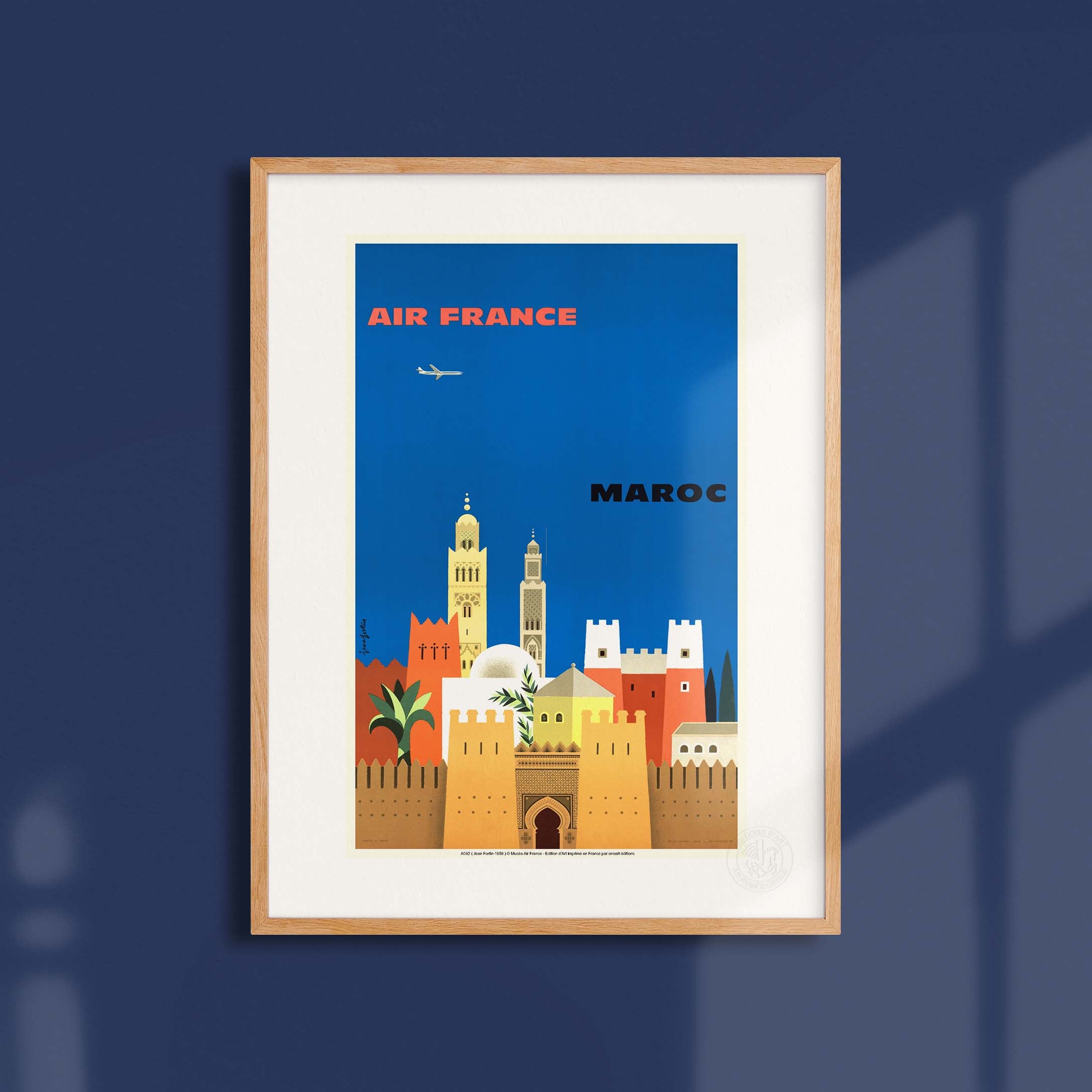 Locandina Air France - Marocco
