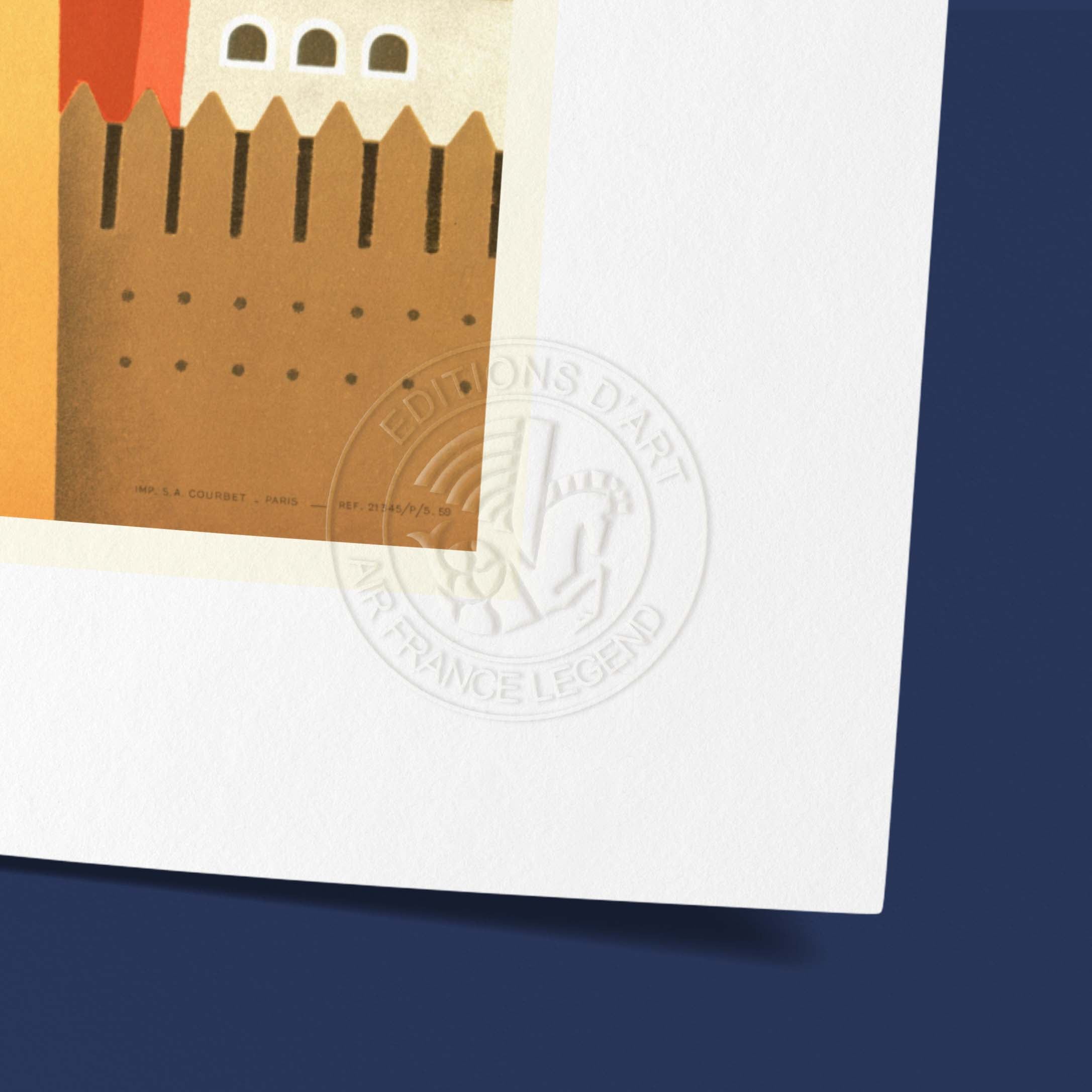 Affiche "Les Imparfaits" Air France - Maroc