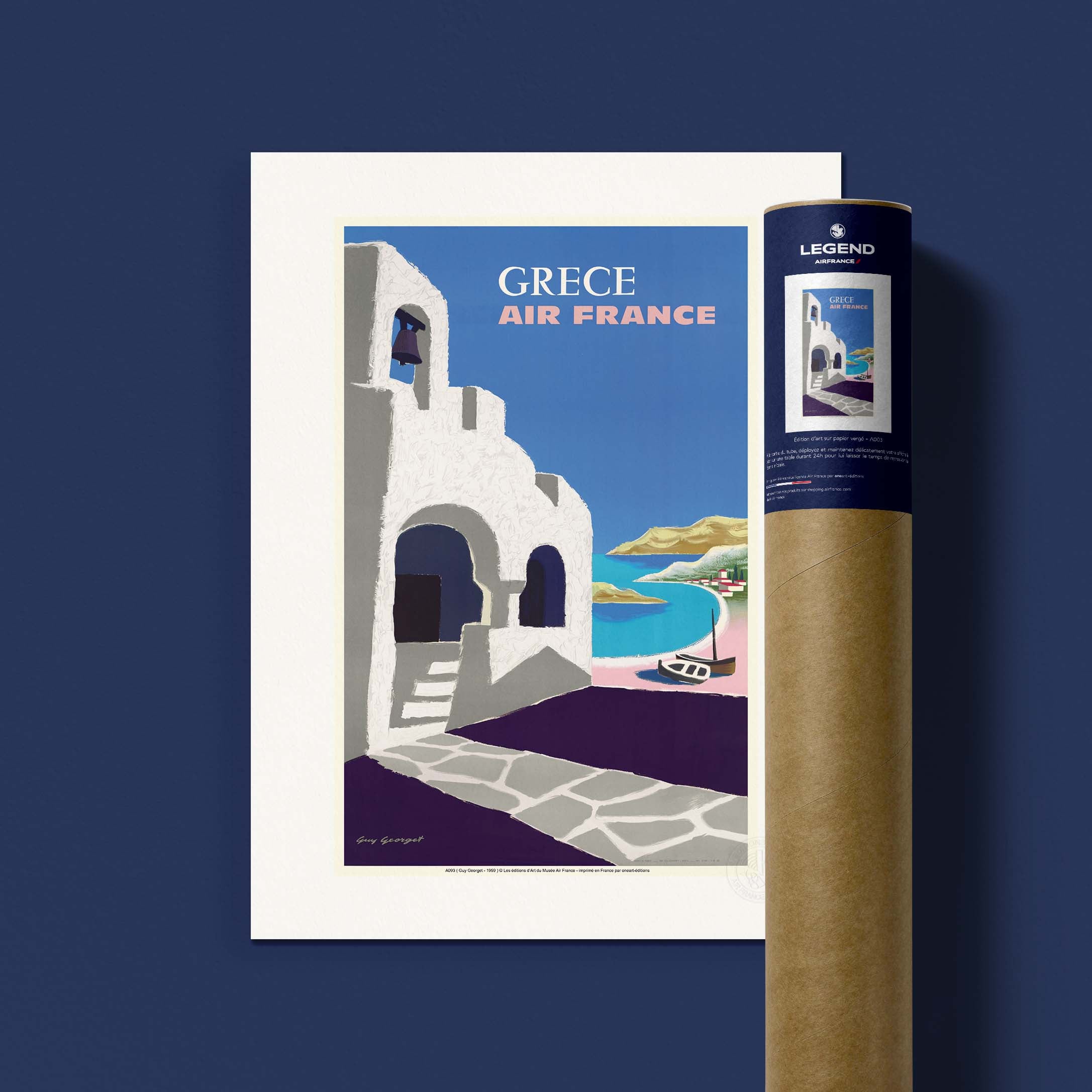 Locandina Air France - Grecia