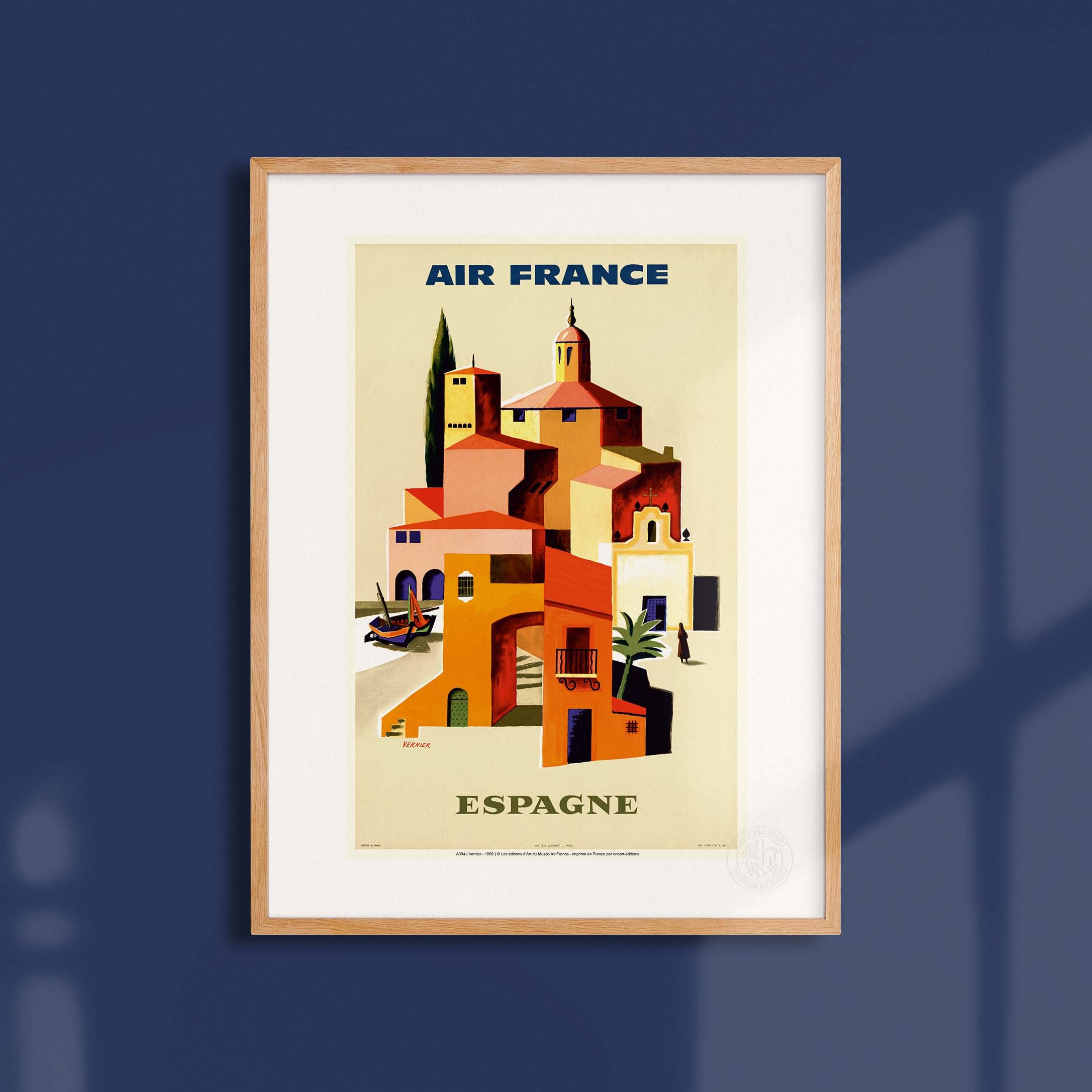 Affiche Air France - Espagne