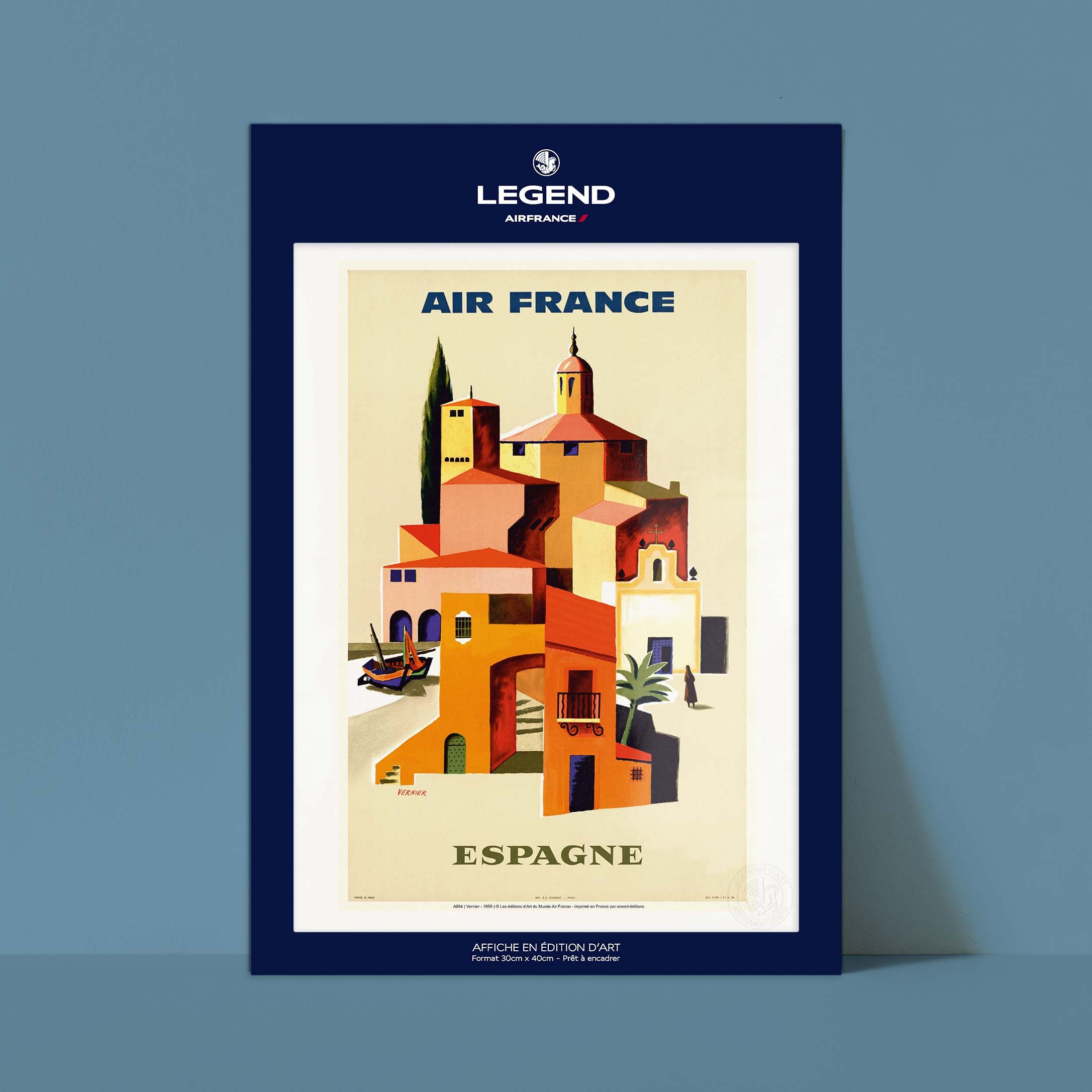 Affiche Air France - Espagne