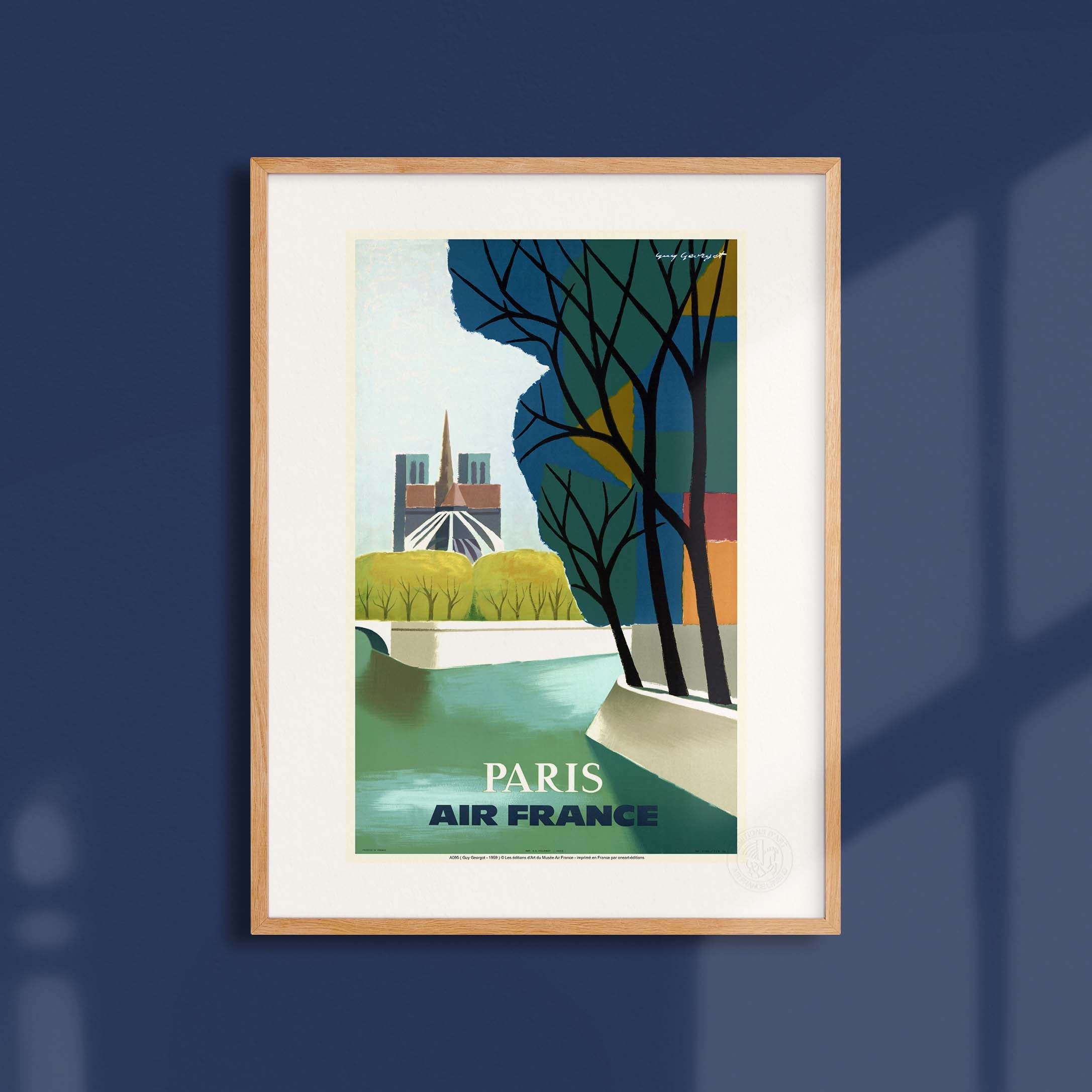 Affiche "Les Imparfaits" Air France - Paris (Notre-Dame)