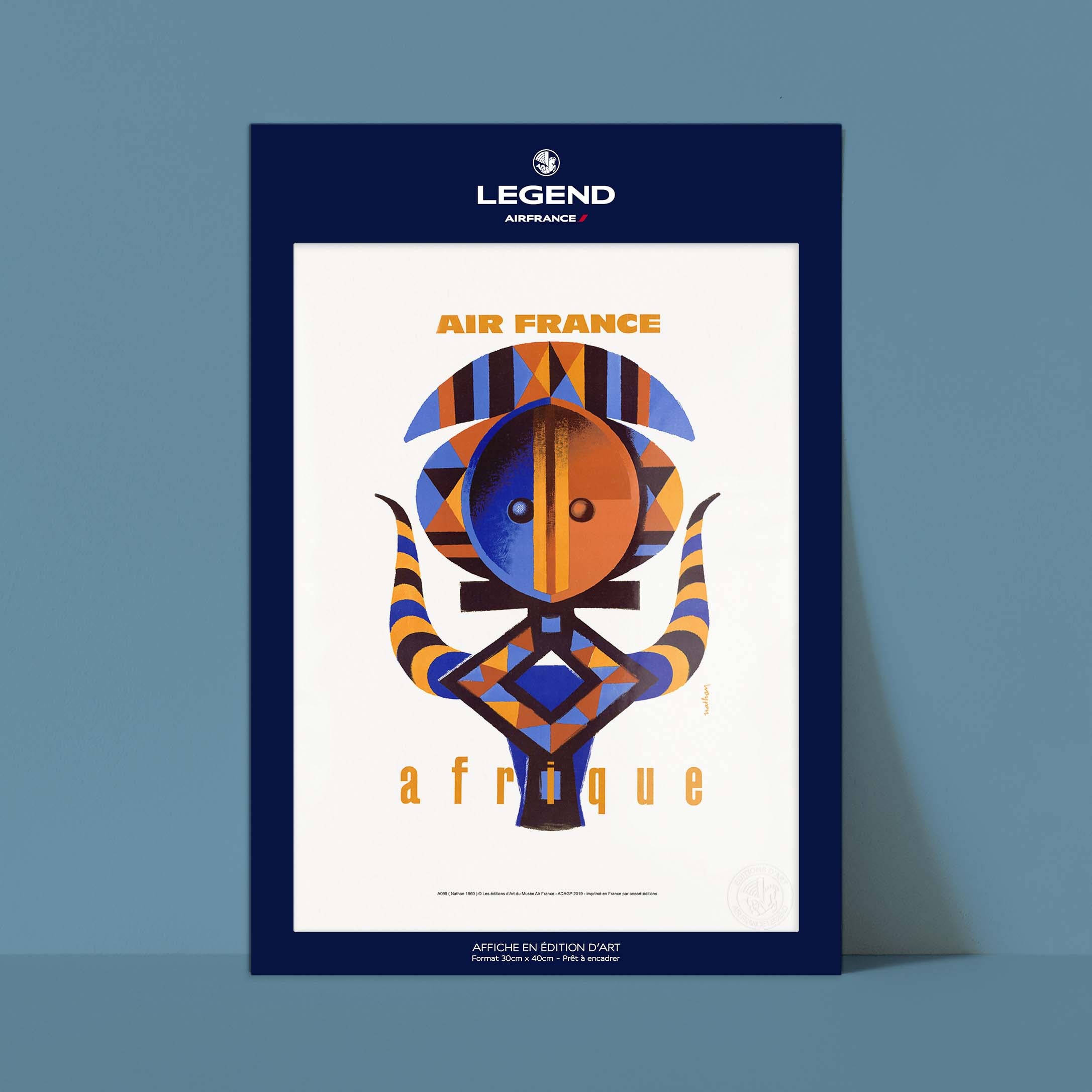 Affiche Air France - Afrique