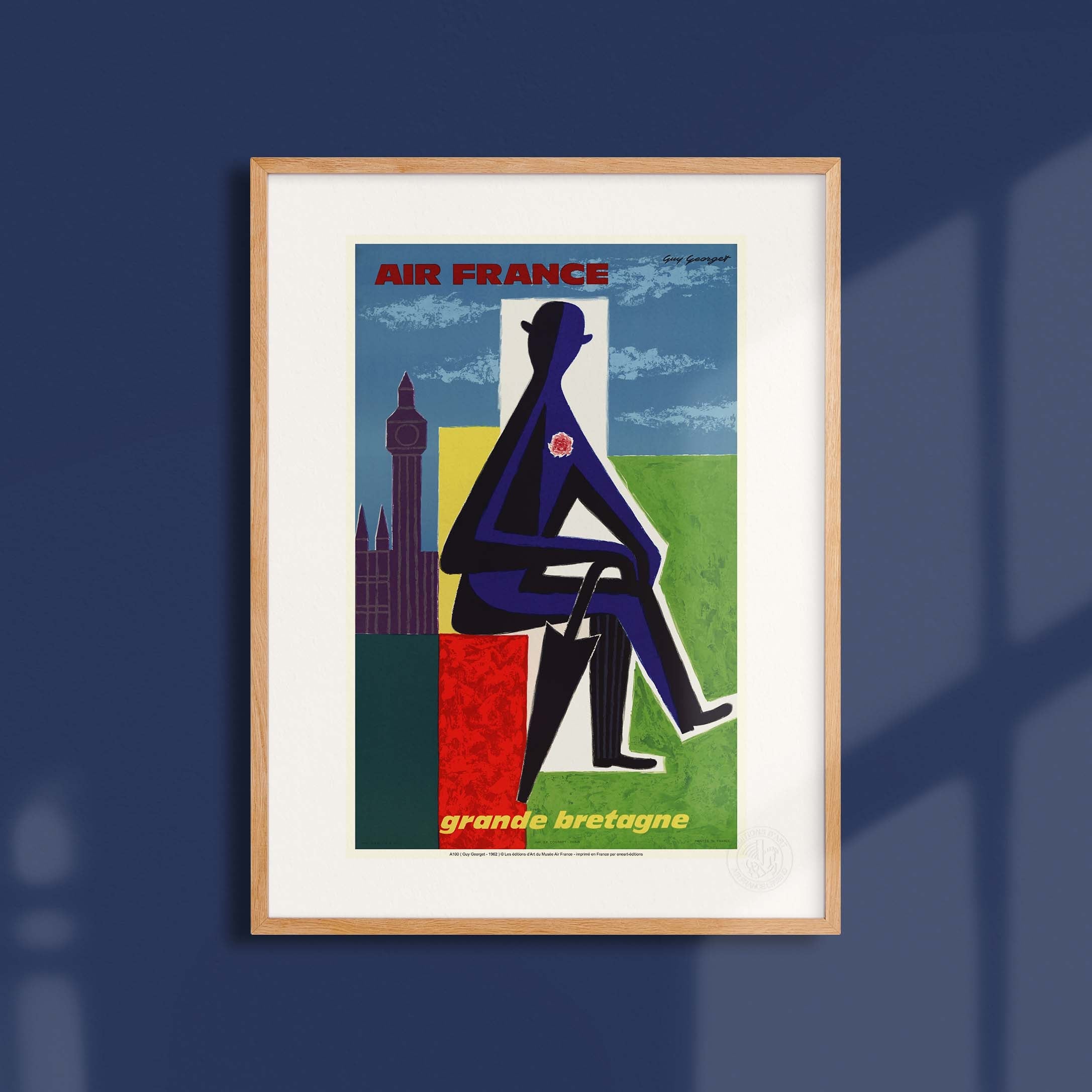 Affiche "Les Imparfaits" Air France - Grande Bretagne