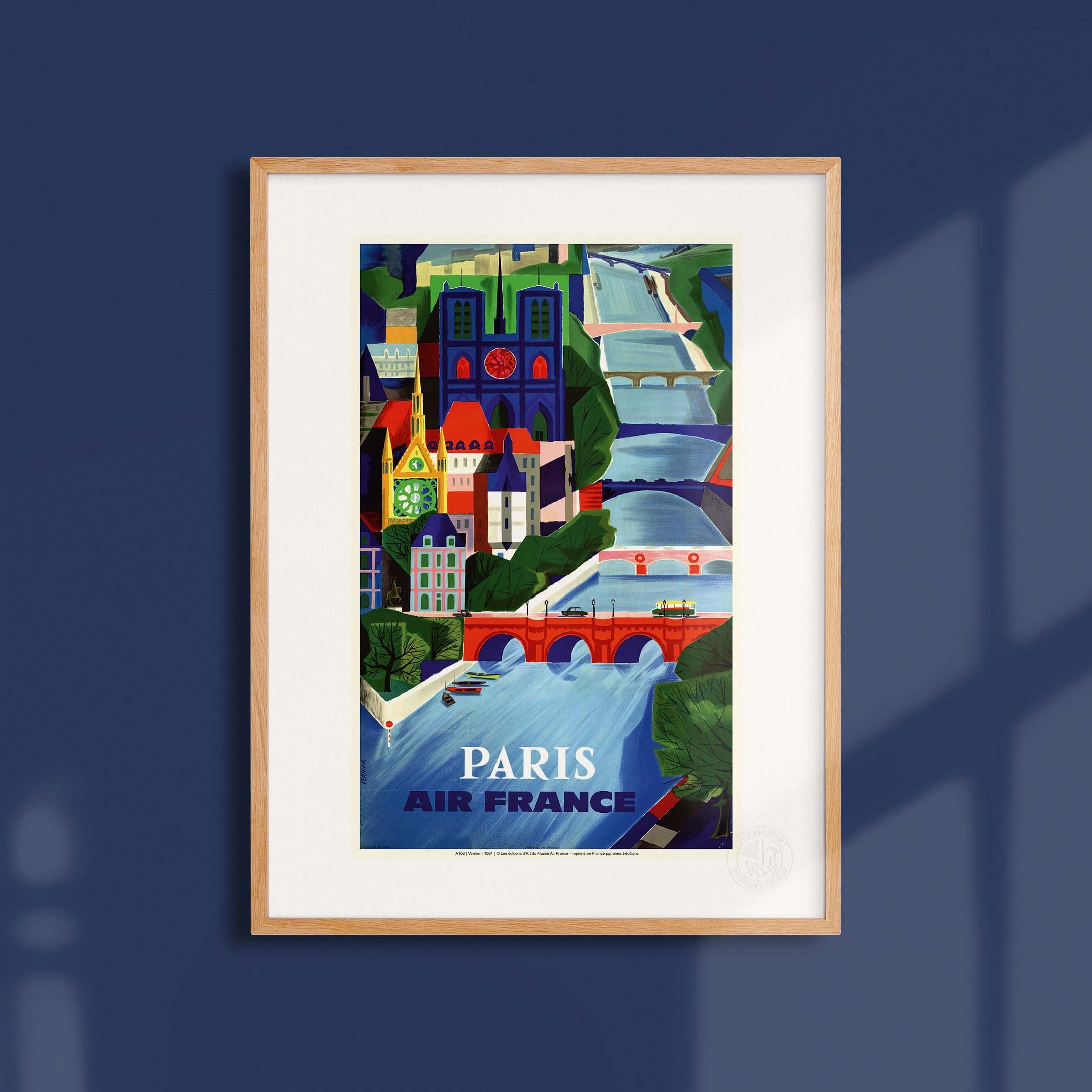 Affiche "Les Imparfaits" Air France - Paris