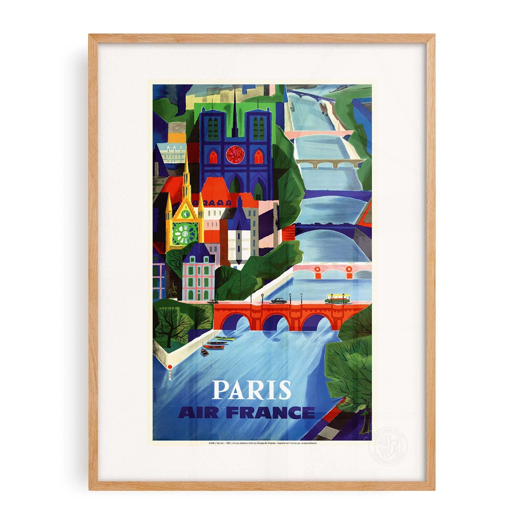 Affiche "Les Imparfaits" Air France - Paris