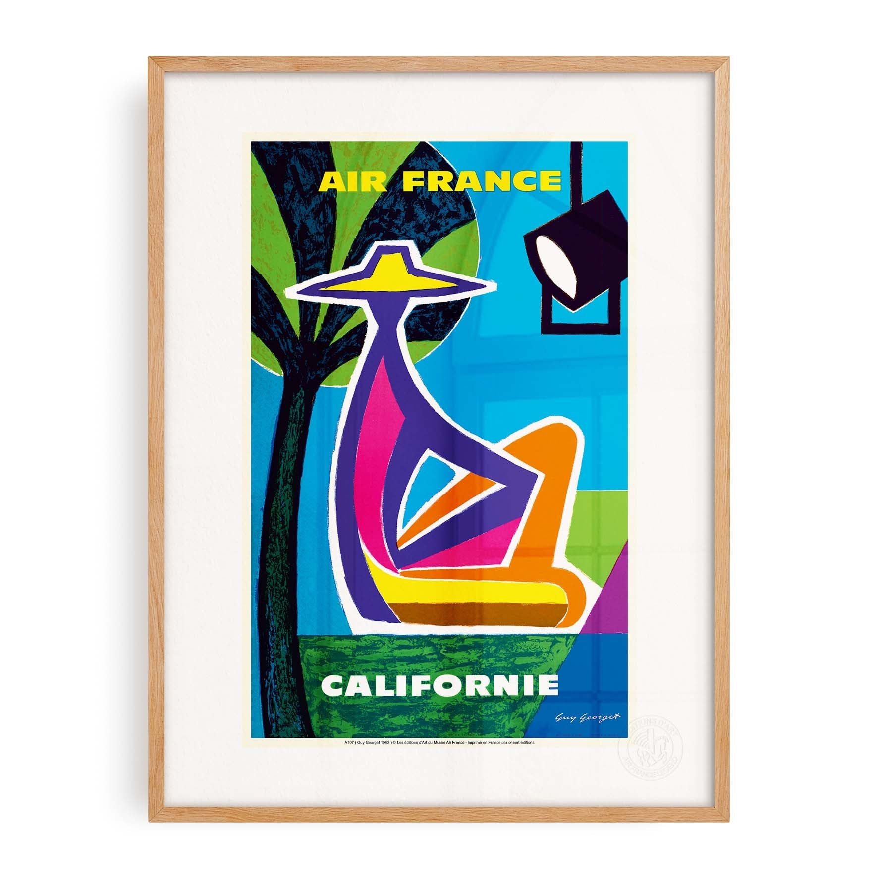 Affiche "Les Imparfaits" Air France - Californie