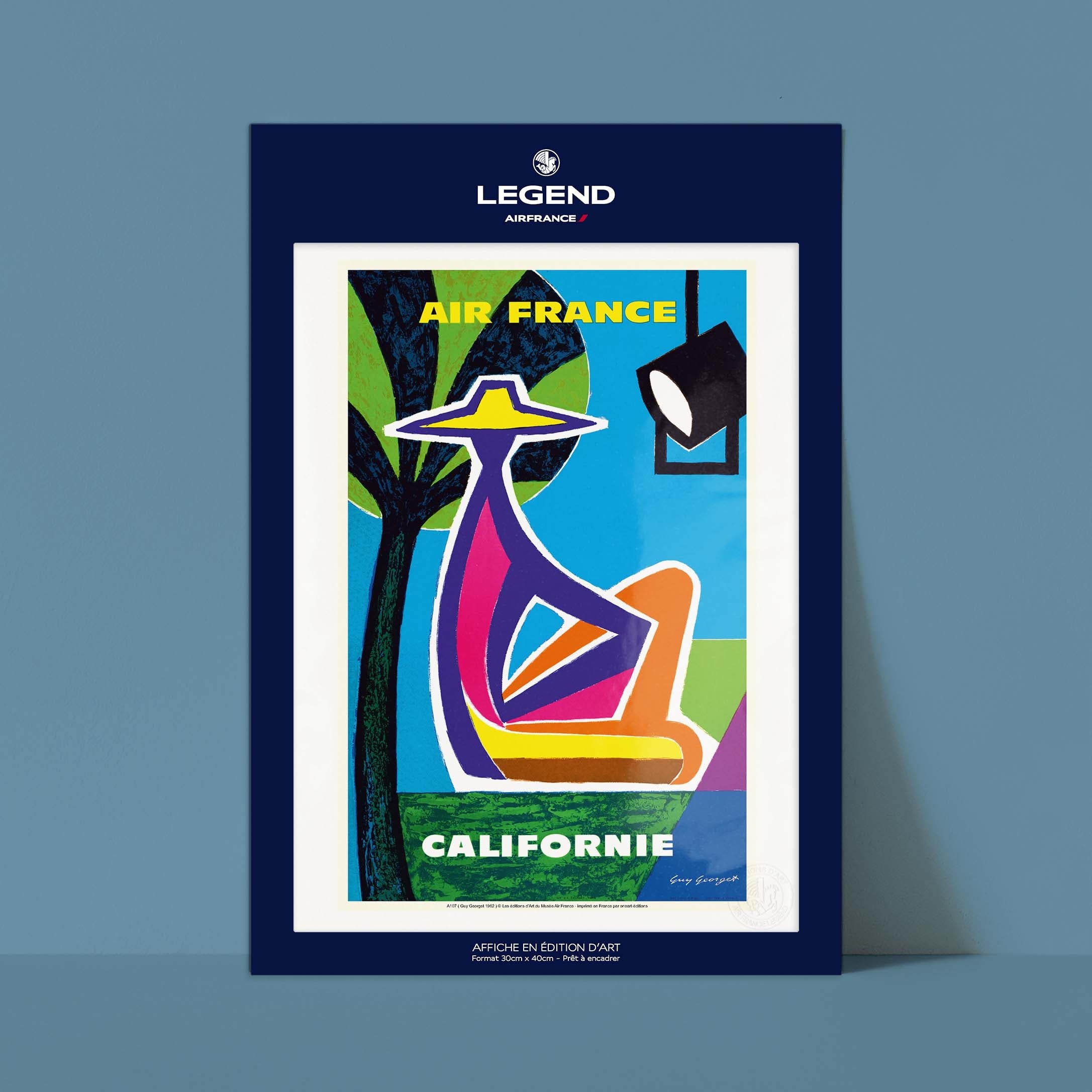 Affiche "Les Imparfaits" Air France - Californie