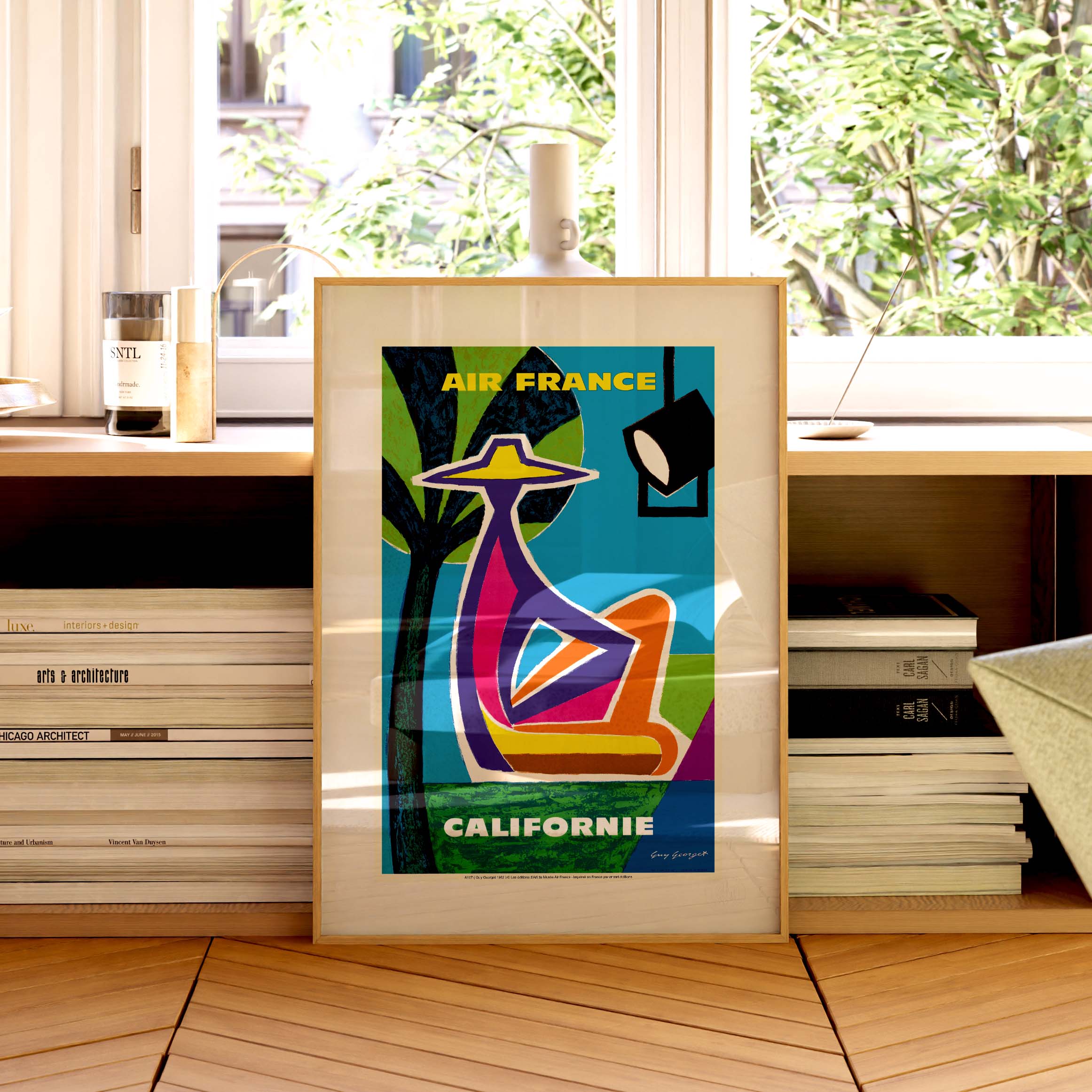 Affiche "Les Imparfaits" Air France - Californie