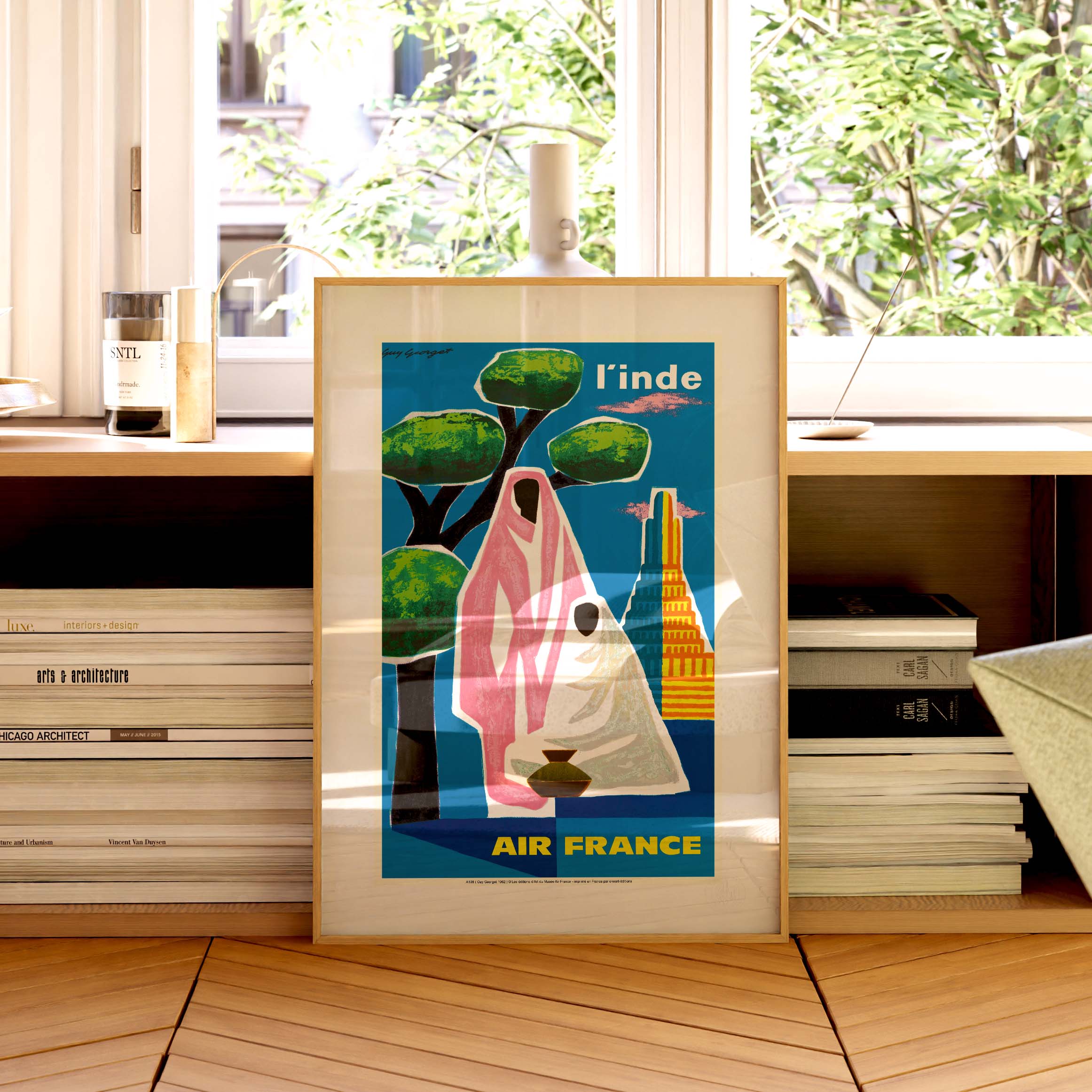 Affiche "Les Imparfaits" Air France - Inde