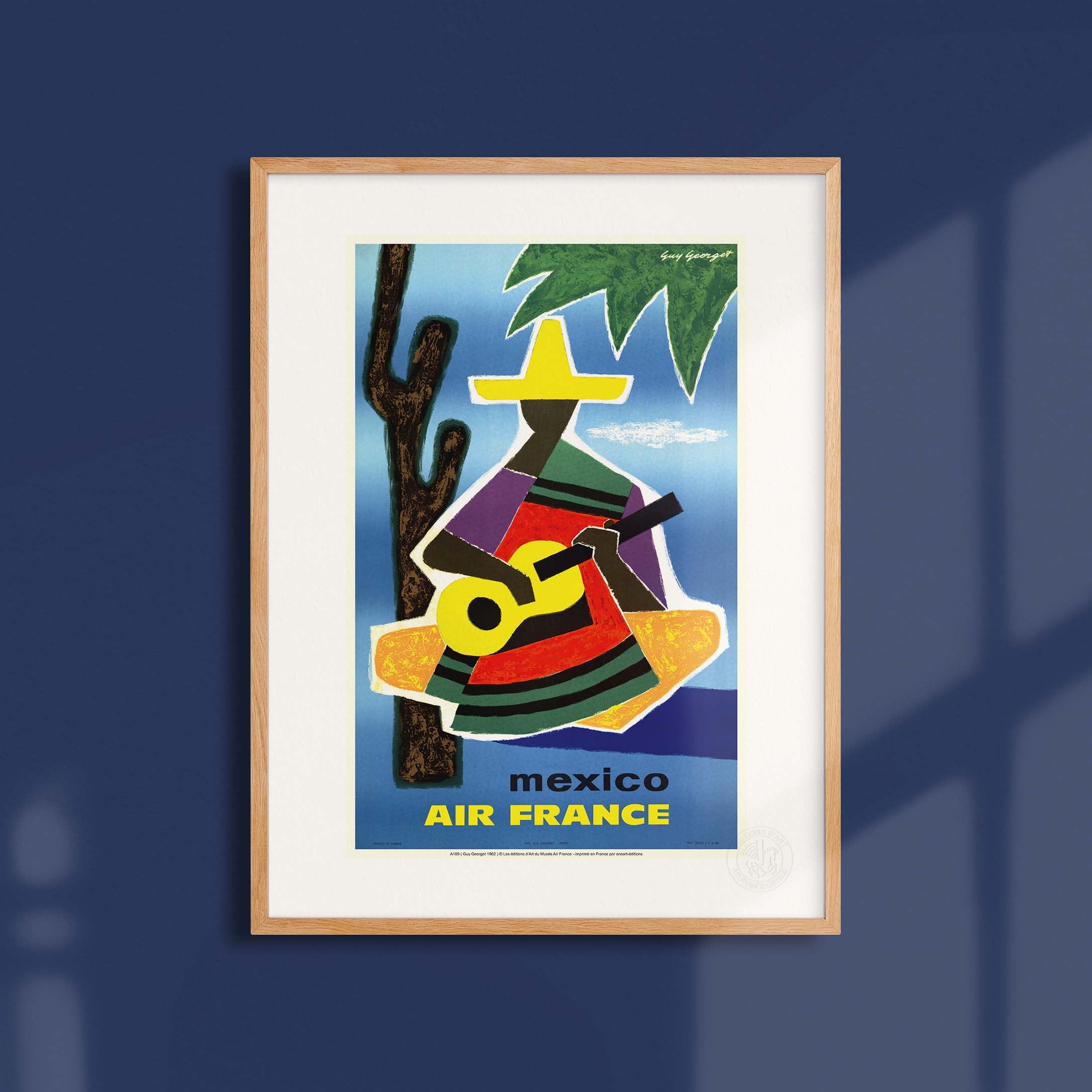 Affiche Air France - Mexique