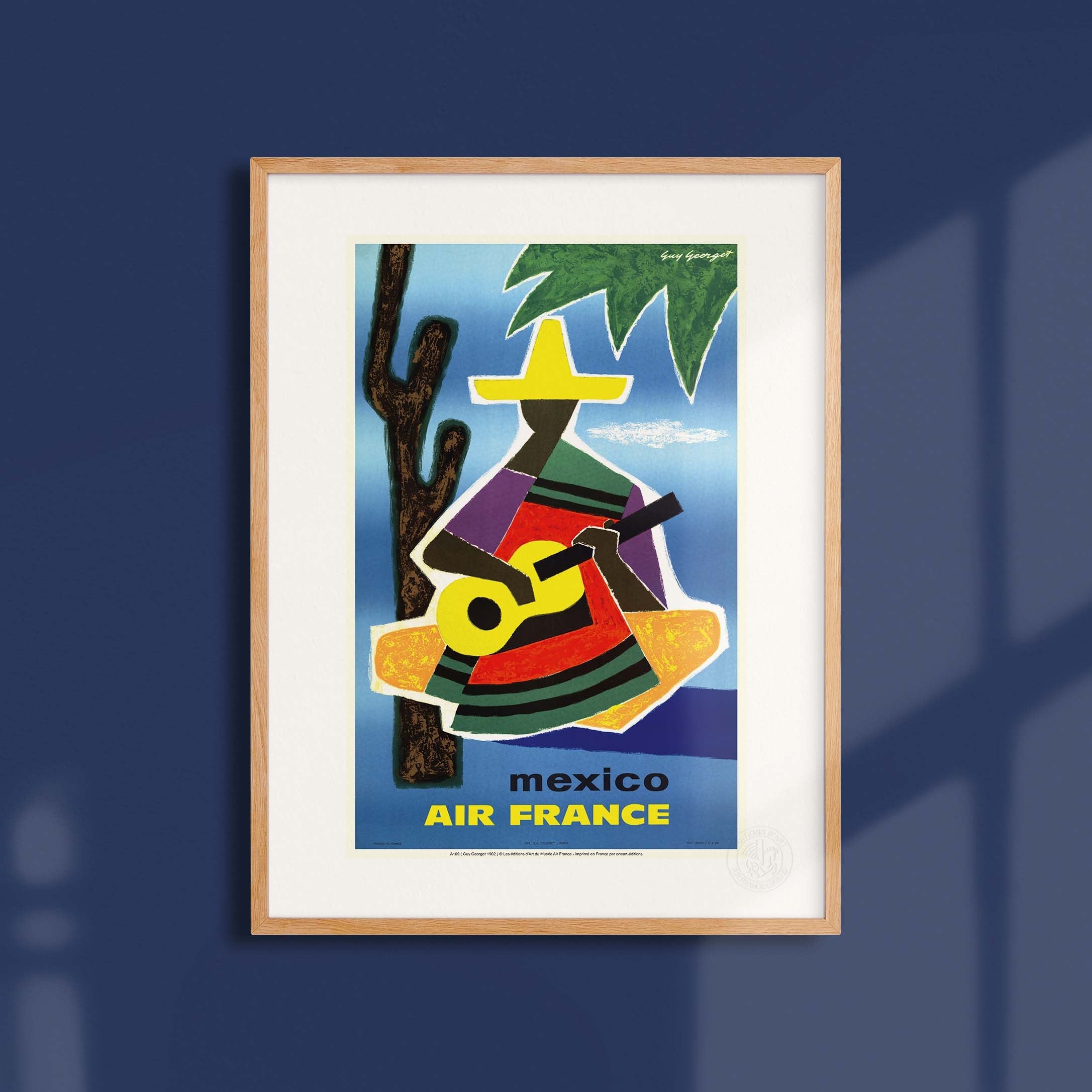 Affiche "Les Imparfaits" Air France - Mexique