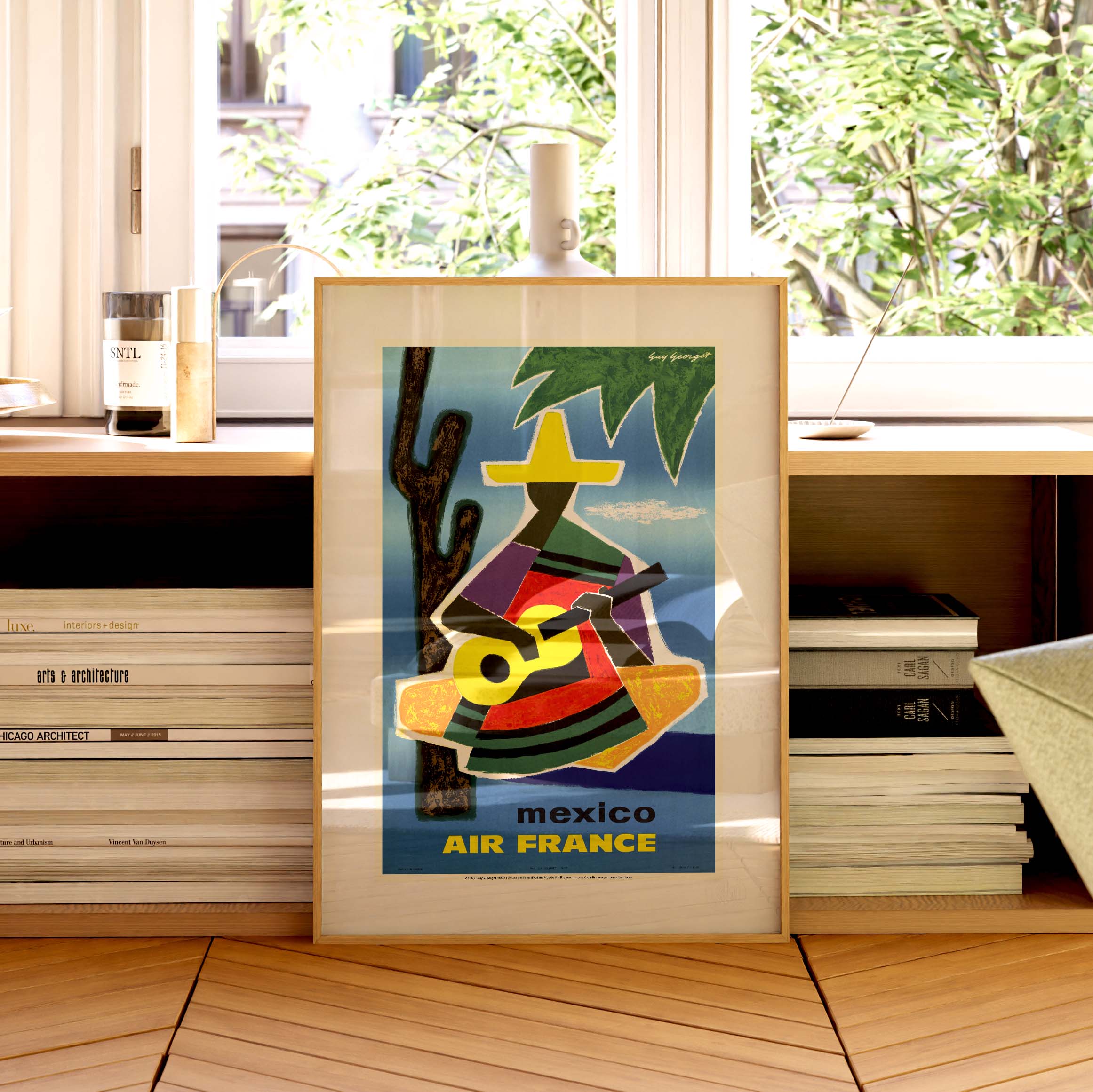 Affiche "Les Imparfaits" Air France - Mexique