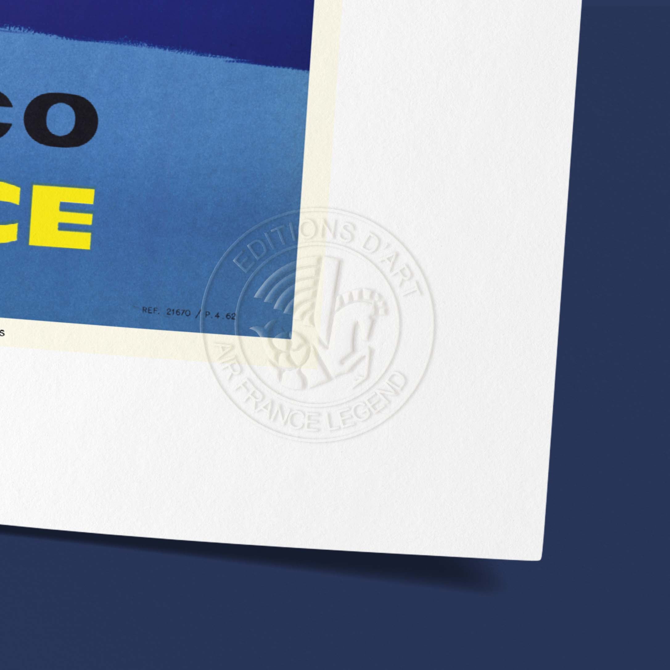 Affiche "Les Imparfaits" Air France - Mexique