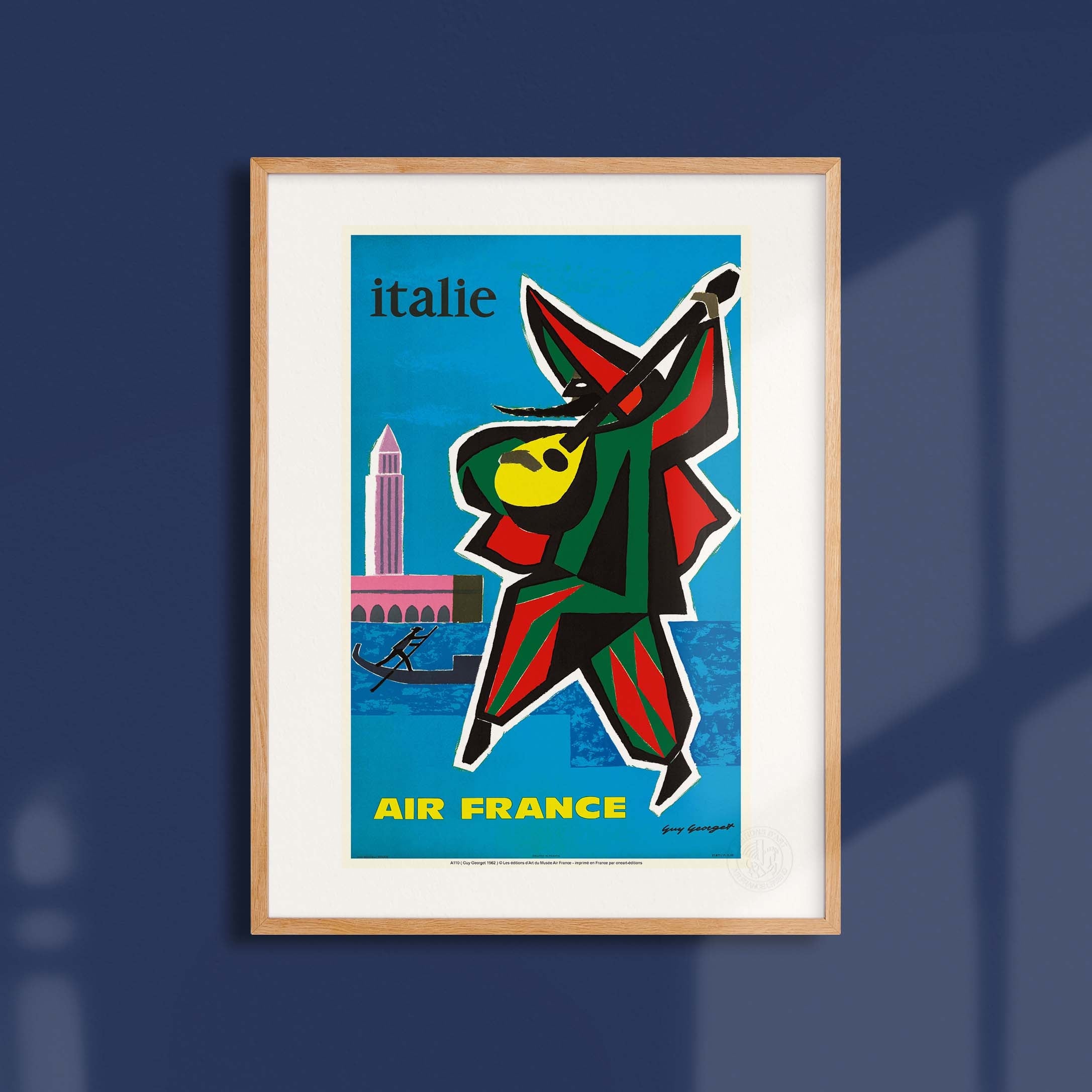 Affiche "Les Imparfaits" Air France - Italie
