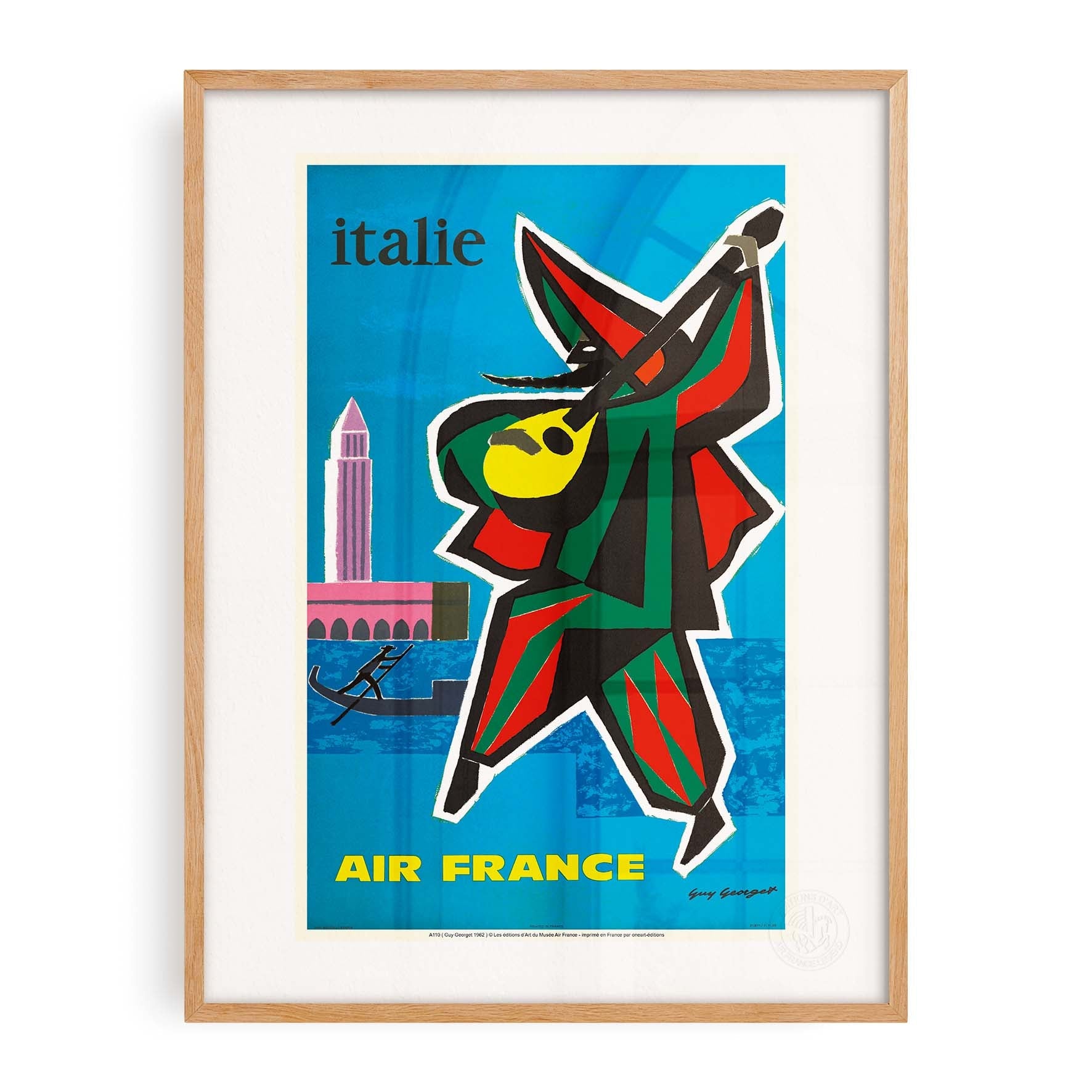 Affiche "Les Imparfaits" Air France - Italie