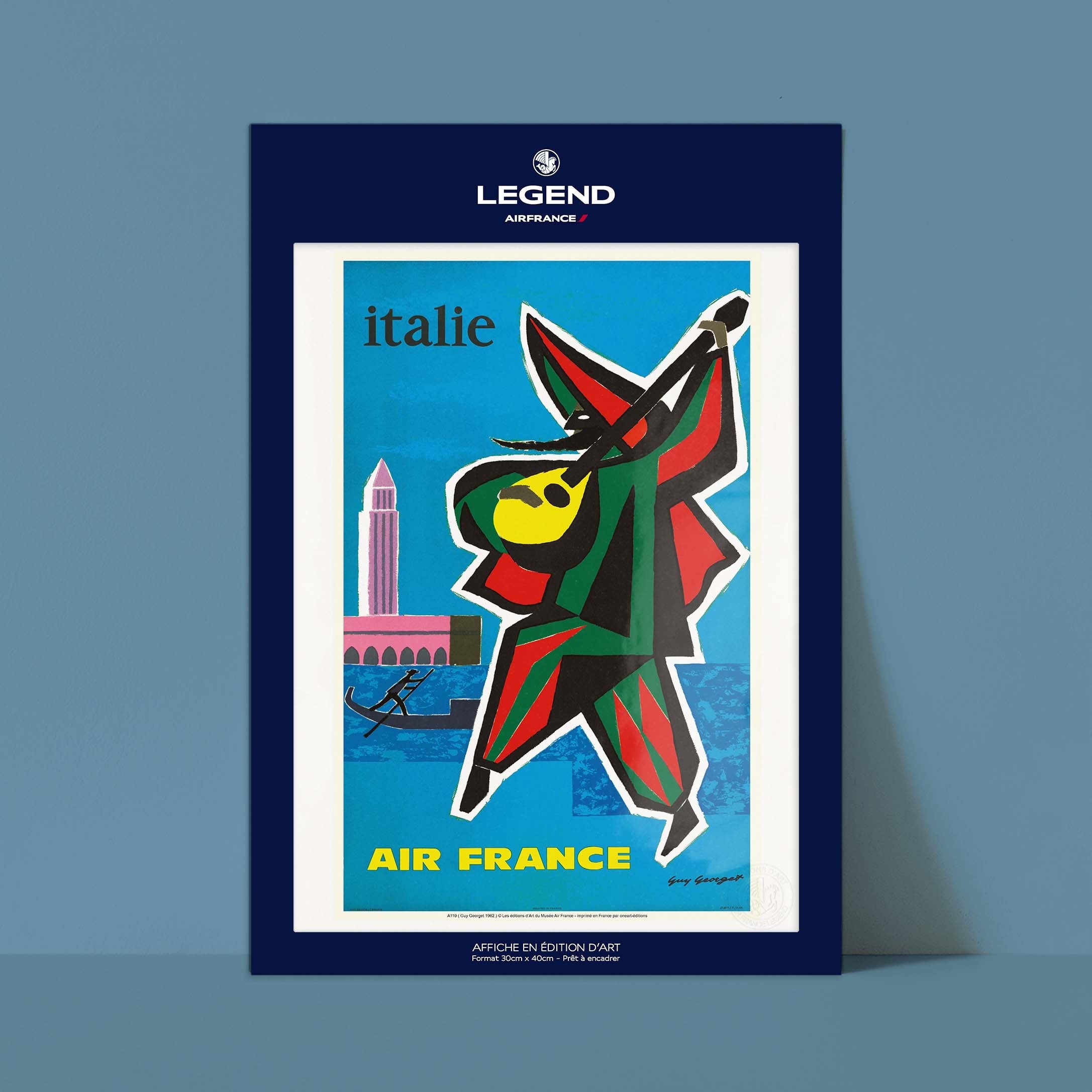 Affiche "Les Imparfaits" Air France - Italie