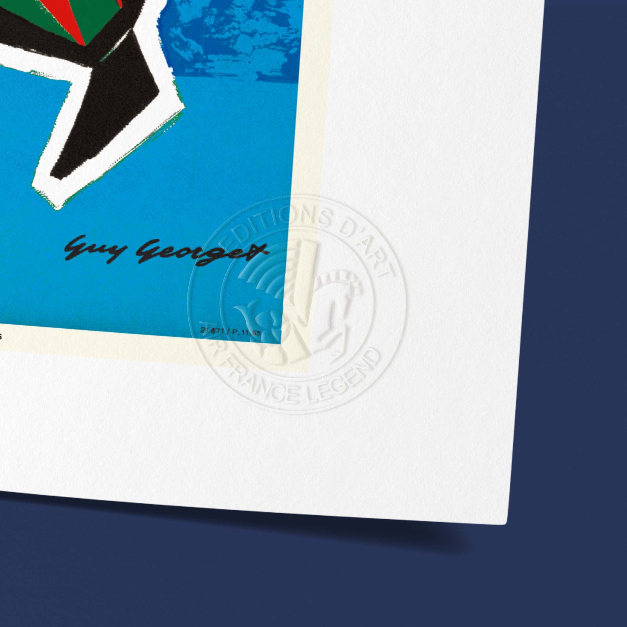 Affiche "Les Imparfaits" Air France - Italie