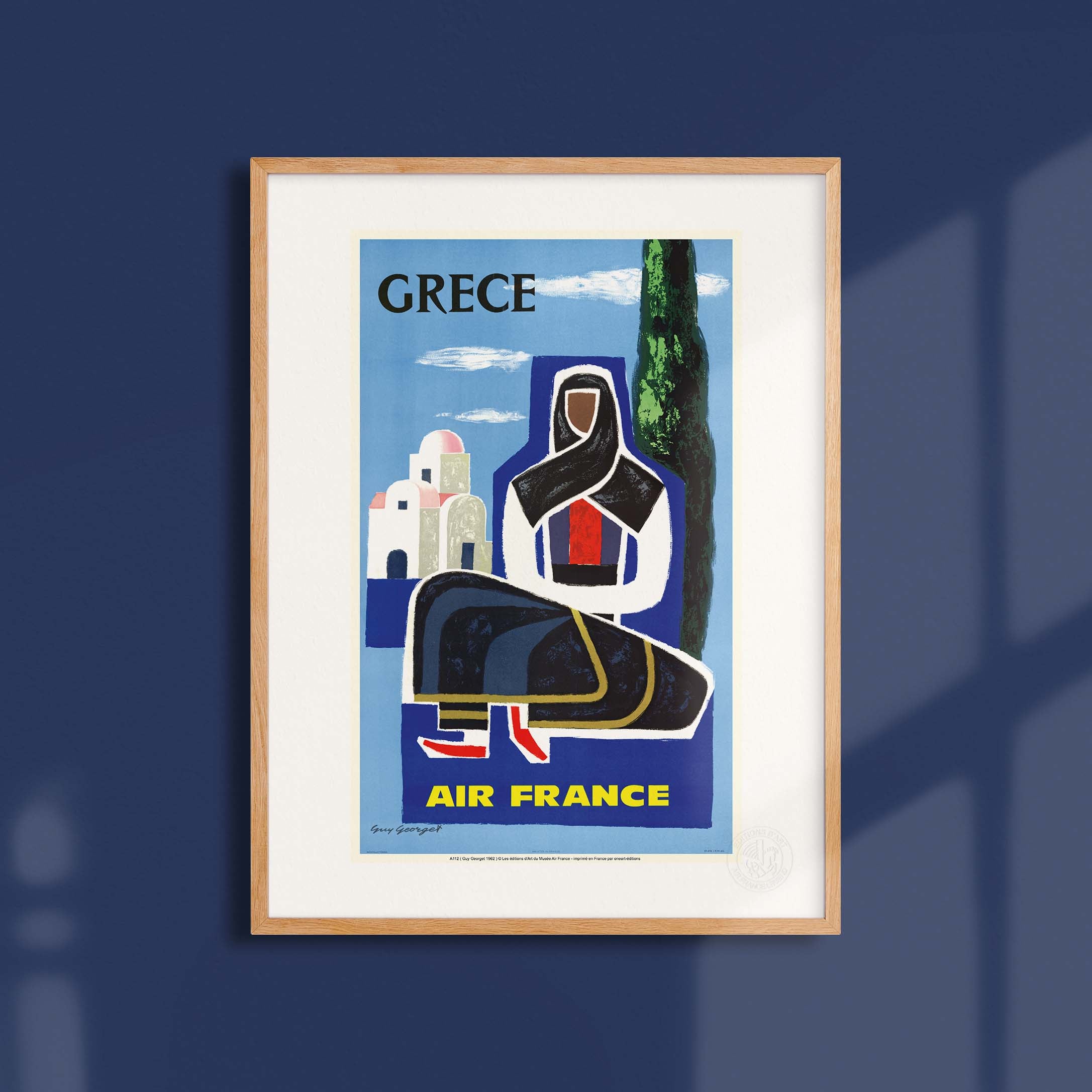 Affiche Air France - Grèce